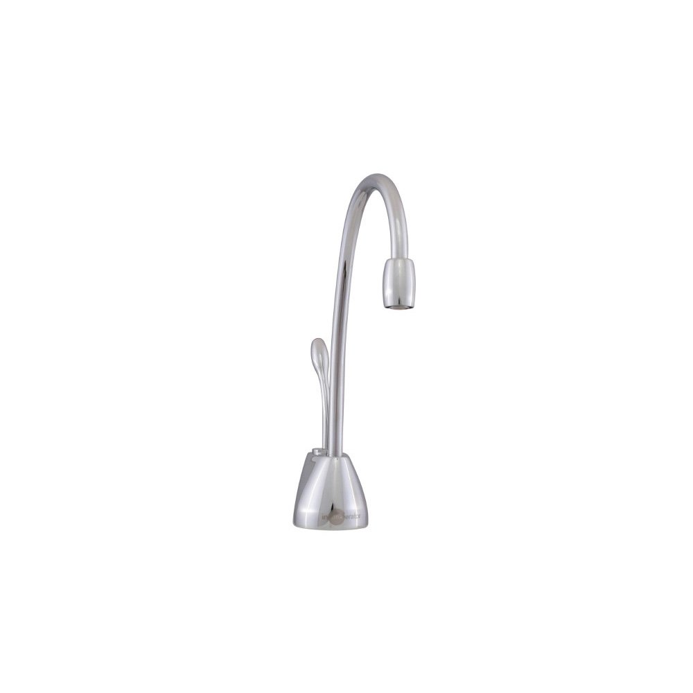 InSinkErator F-GN1100C Contemporary Instant Hot Water Dispenser Faucet - Chrome Finish, Single Hole Mount for Kitchen Sink - Perfect for Coffee, Tea & Cooking