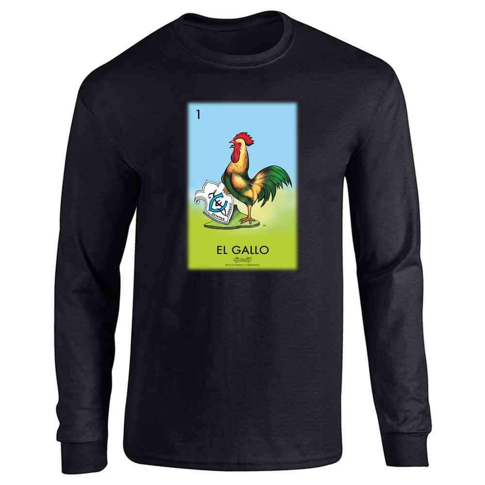 Pop Threads Men's El Gallo Rooster Loteria Card Mexican Graphic T-Shirt - Vintage Latino Style Cotton Tee for Casual Wear & Hispanic Heritage Celebration