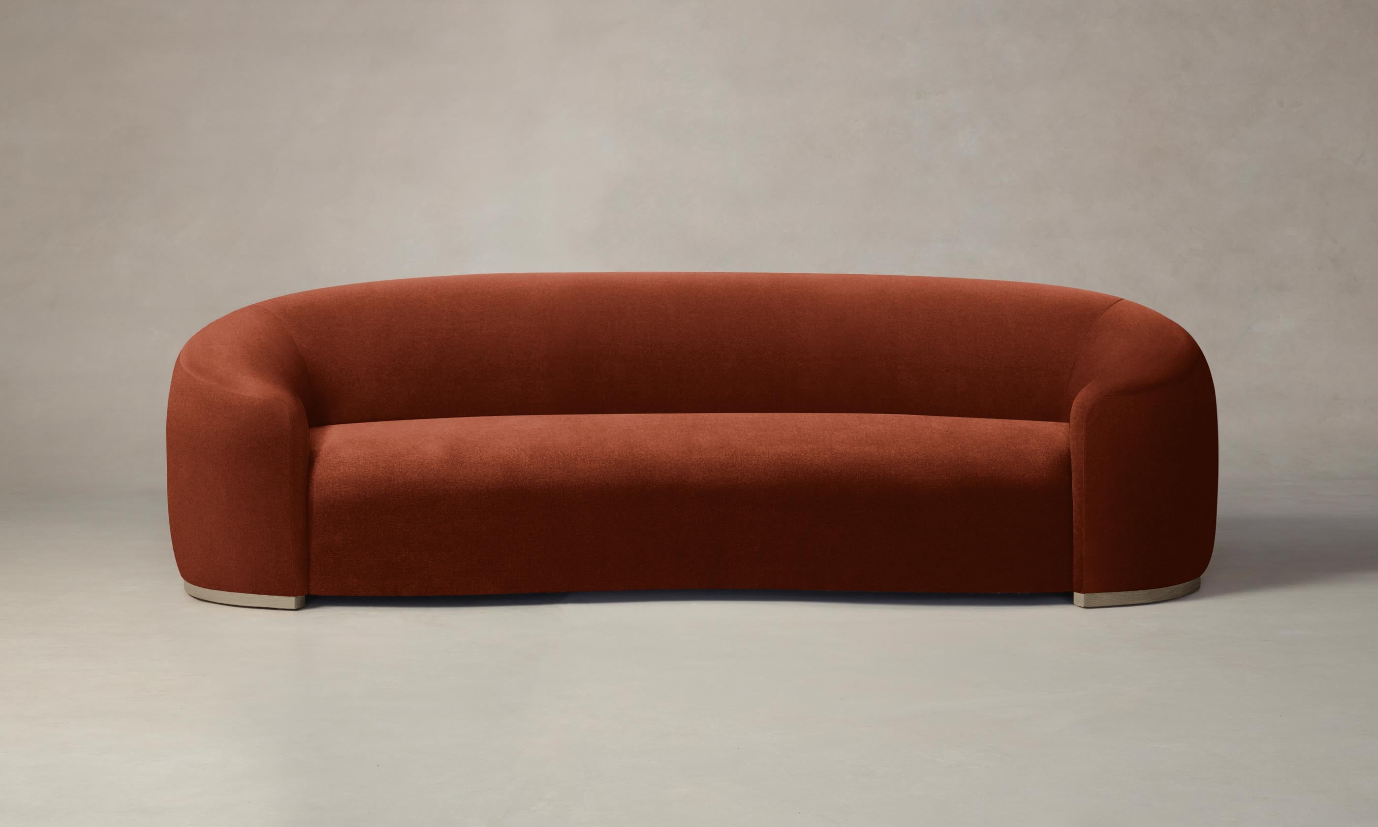 Premium Mohair Spice Chelsea Sofa - Luxurious Mid-Century Modern Living Room Furniture for Cozy Home & Stylish Entertaining