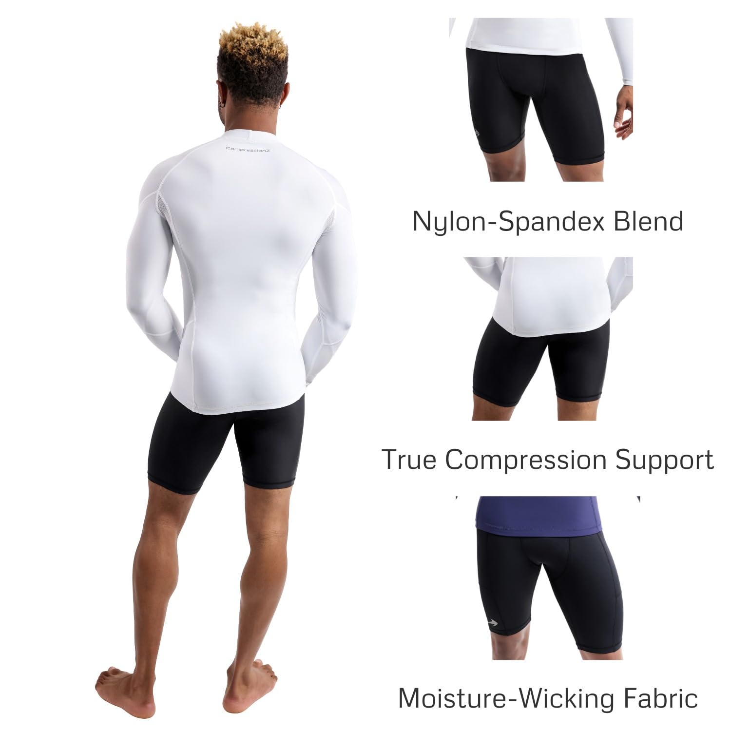 Men's Compression Shorts for Biking, Running & Workouts - Breathable Athletic Underwear for Sports & Gym Training | Perfect for Cycling, Jogging, CrossFit & Active Lifestyles