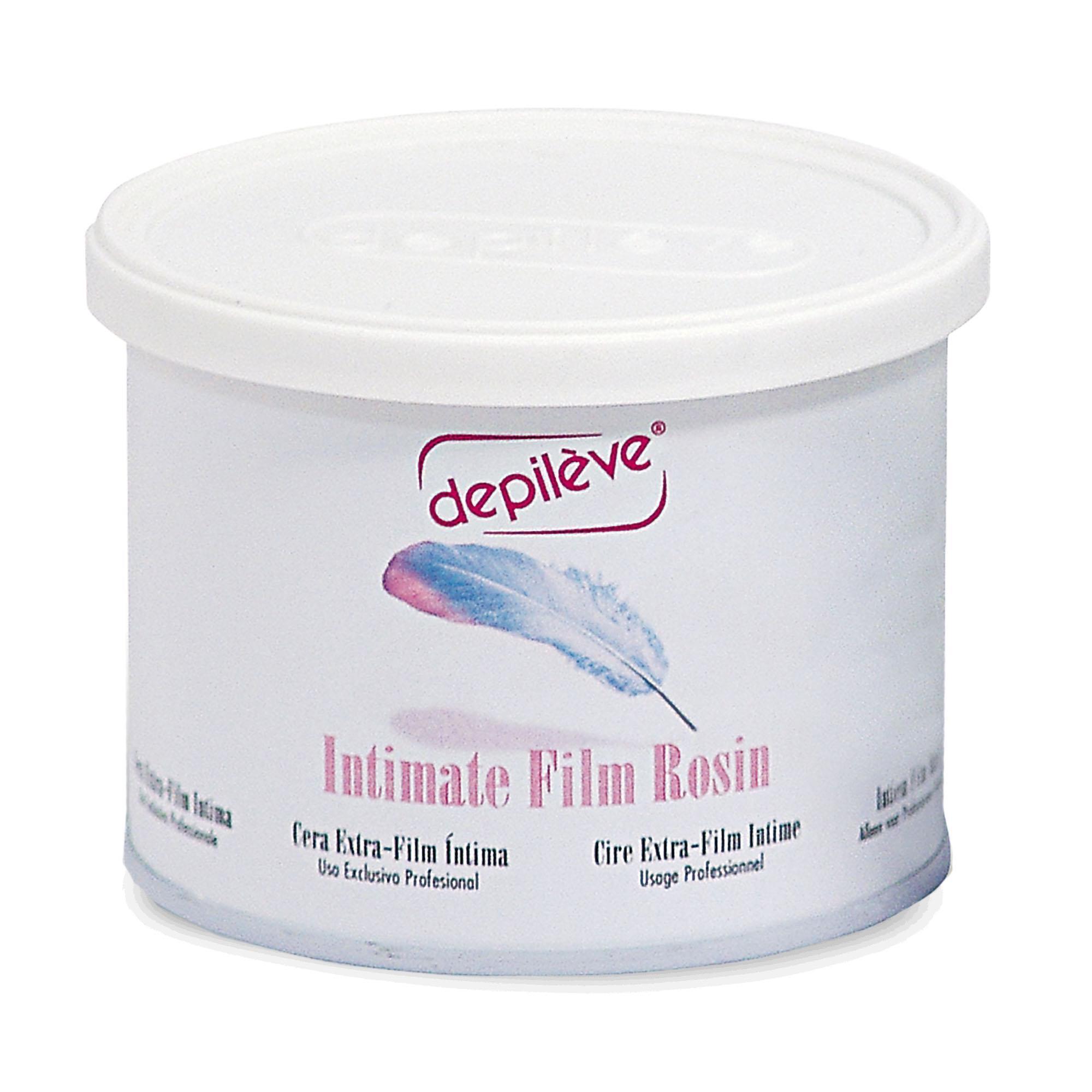 Depileve Hard Wax for Sensitive Skin - Intimate Film Rosin Hair Removal - 14 oz - Perfect for Bikini, Face & Body Waxing at Home