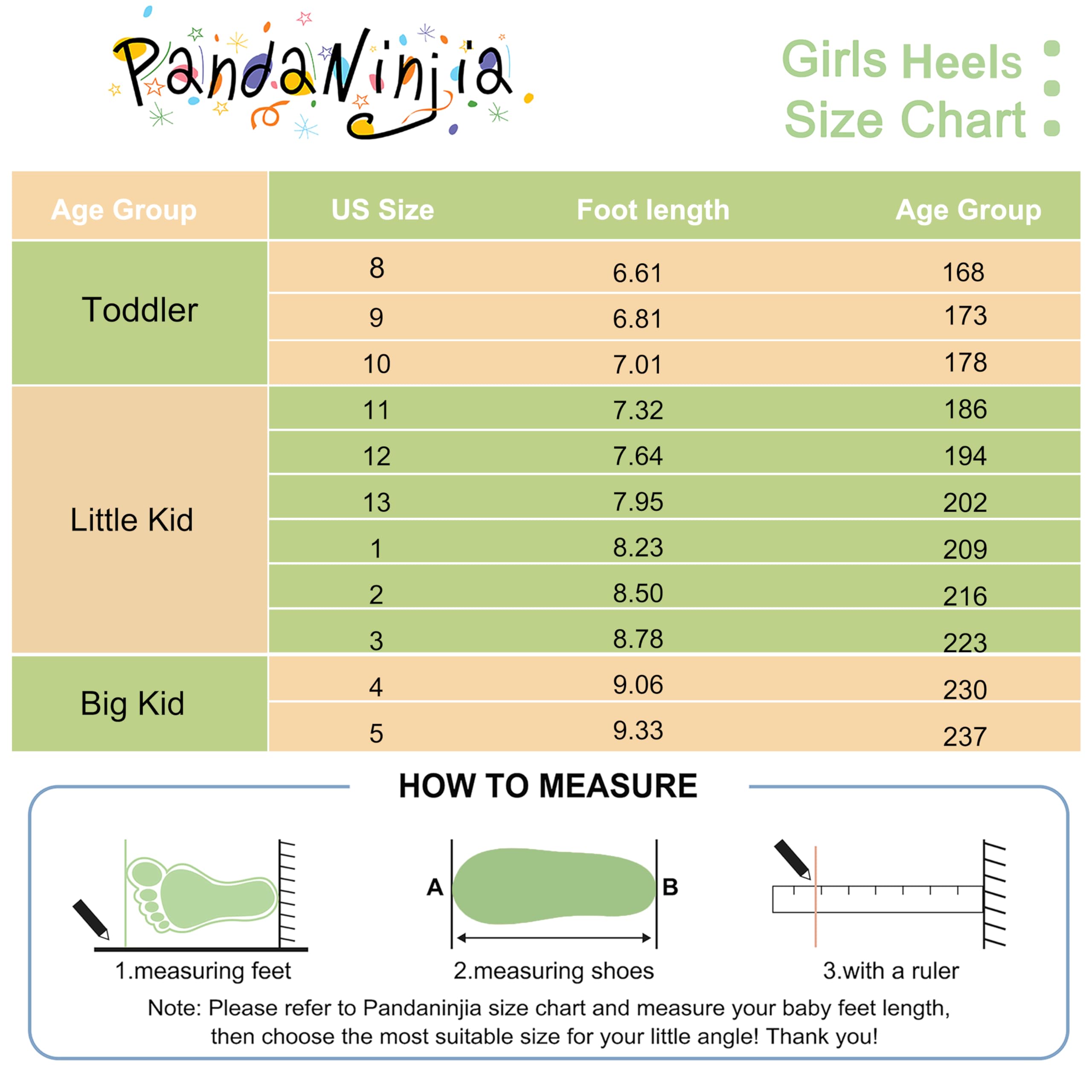 PANDANINJIA Girls Dress Shoes for Wedding & School - Flower Girl Heels