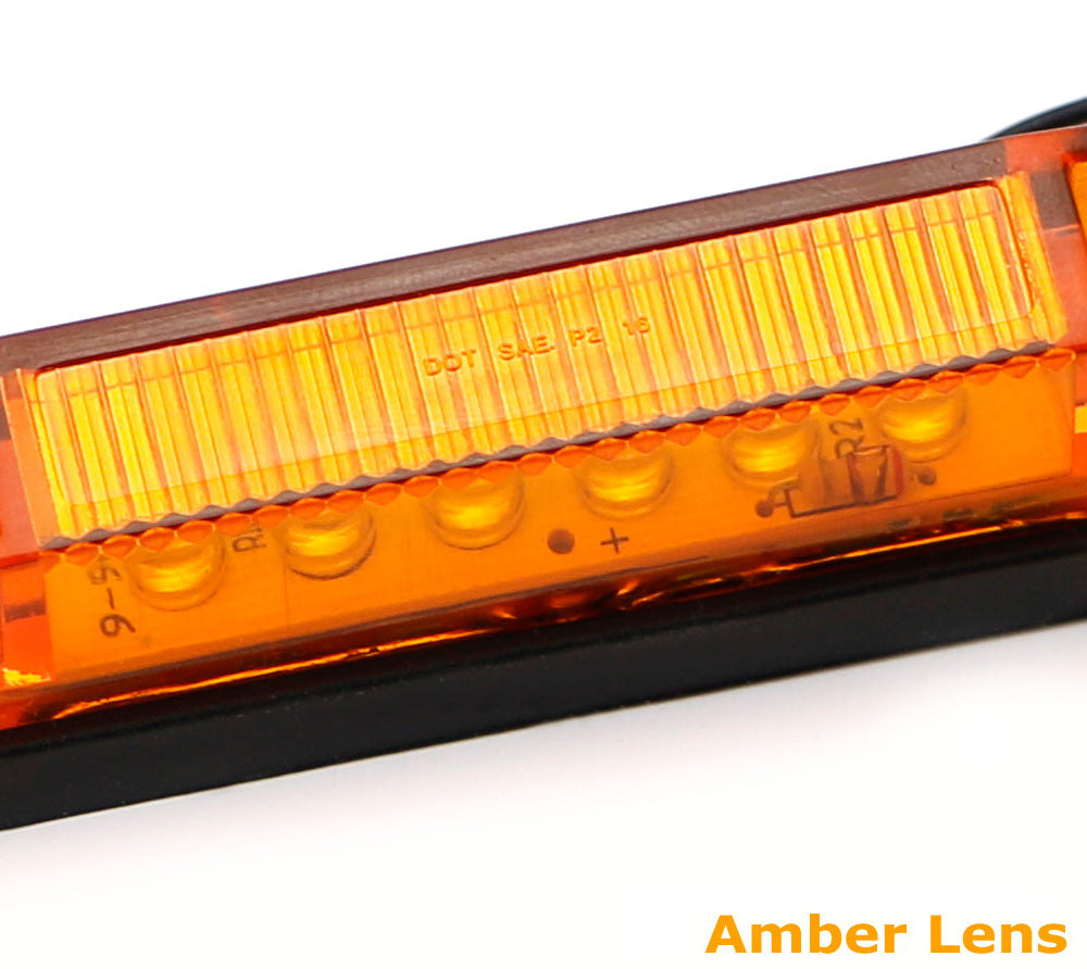 3PCS Amber LED Grille Marker Lights with Wiring Harness for Toyota Tacoma 4Runner TRD - Durable Off-Road Lighting for Trucks & SUVs