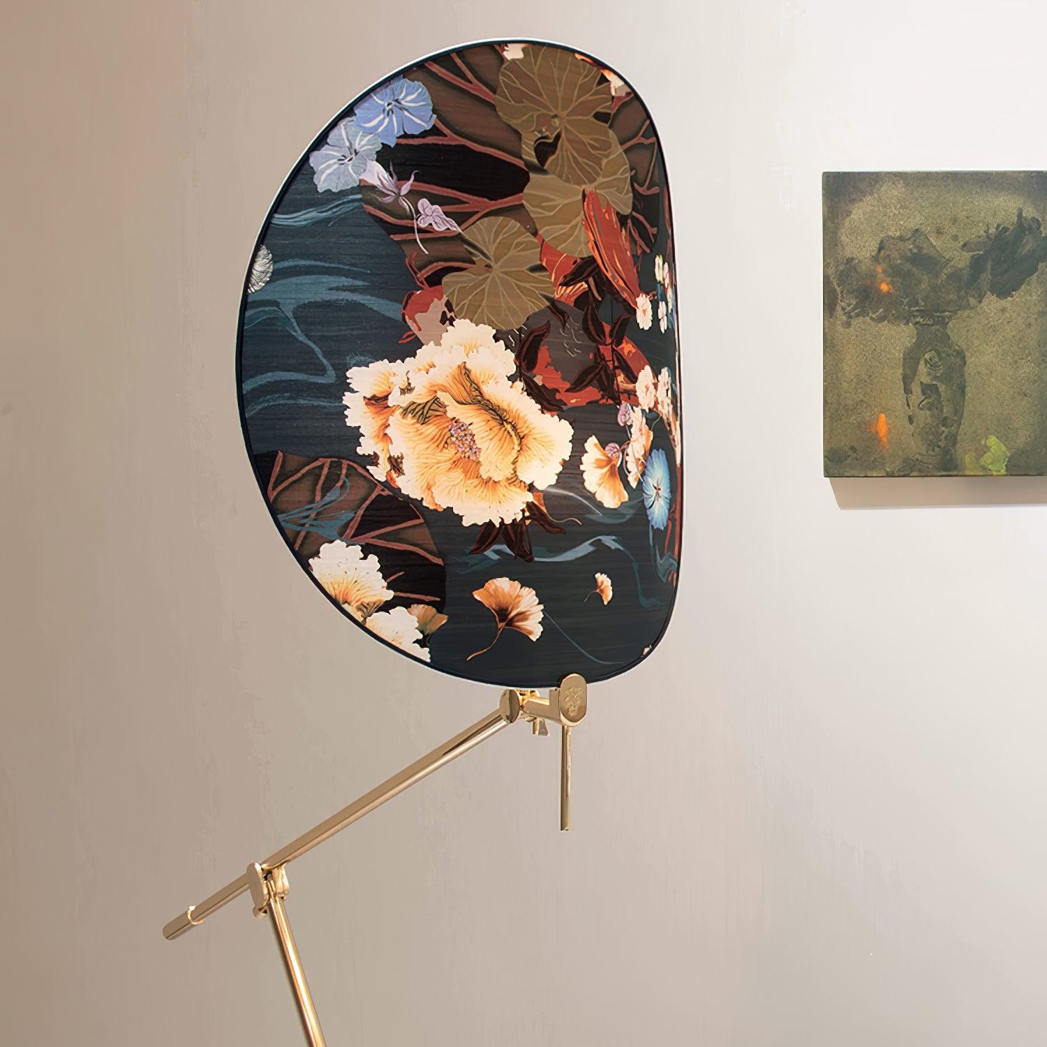 Floral Nocturne Floor Lamp - Elegant Home Decor Lighting for Living Room, Bedroom & Office - Romantic Ambience & Soft Illumination