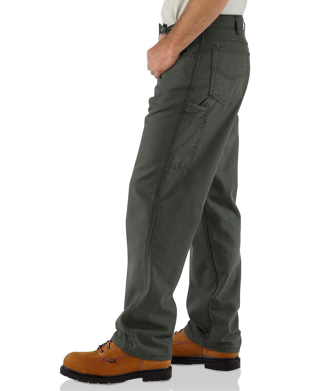 Carhartt Men's Flame-Resistant Midweight Canvas Work Pants - Loose Fit for Comfort & Safety - Ideal for Construction, Welding & Industrial Work