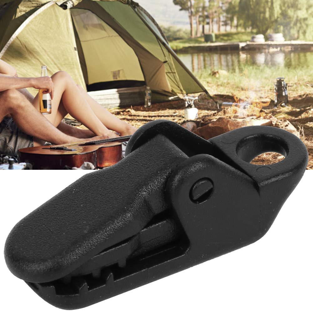 15Pcs Waterproof Plastic Tent Clamps - Heavy Duty T-Shaped Canopy Clips for Camping, Outdoor Tents, Awnings & Shelters - Secure Your Tent in Windy Conditions