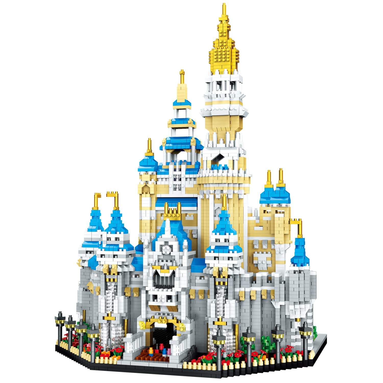 Fairyland Castle Building Blocks Set (5297Pcs) - European Architecture Model Educational STEM Toys for Kids & Adults - Creative Micro Bricks for Home Decoration, Birthday Gifts & Collectors