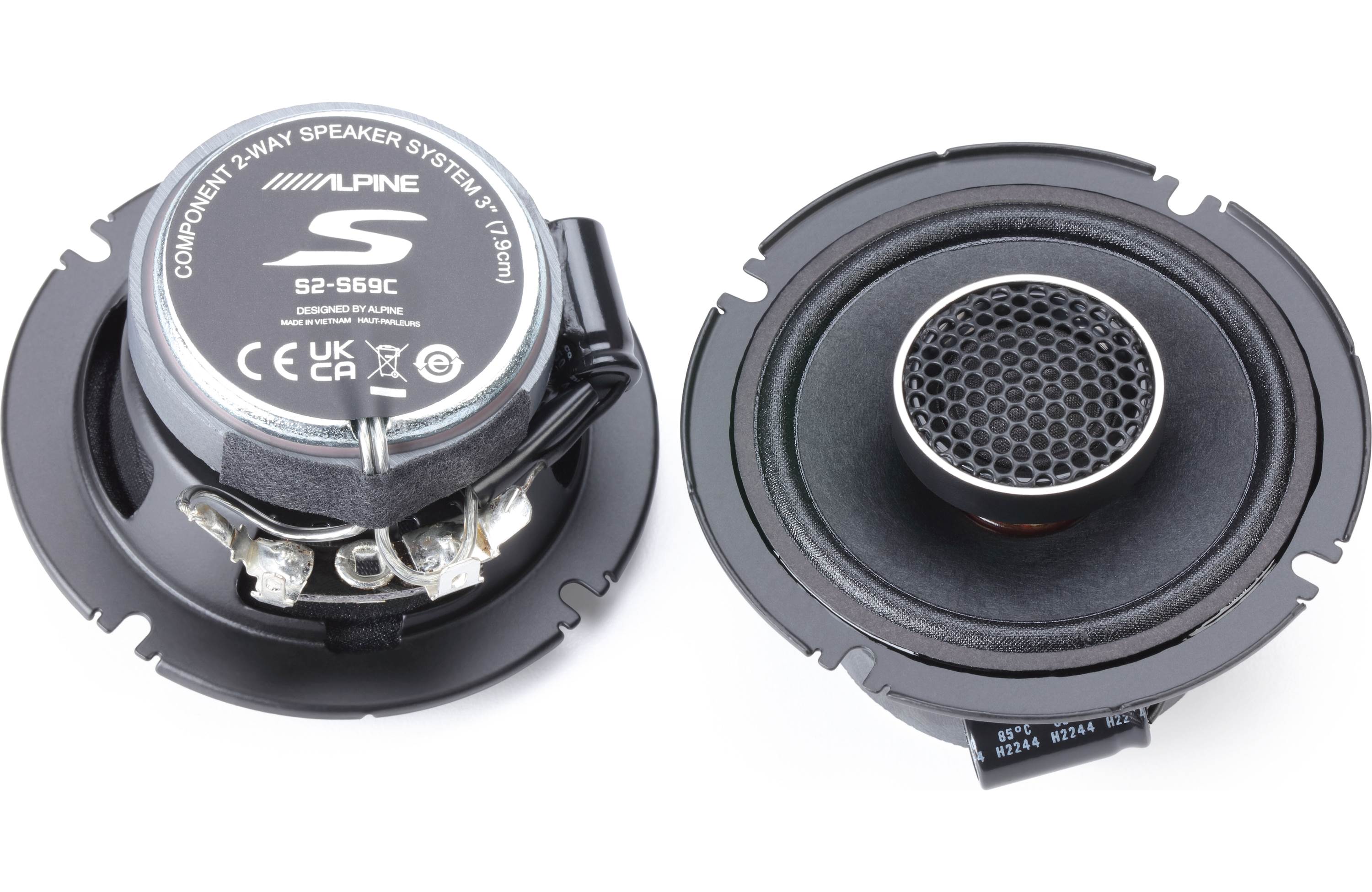 Alpine S2 S69C S Series 6x9 Inch High Performance Component Car Speaker System - Perfect for Car Audio Upgrades and Enhanced Sound Quality