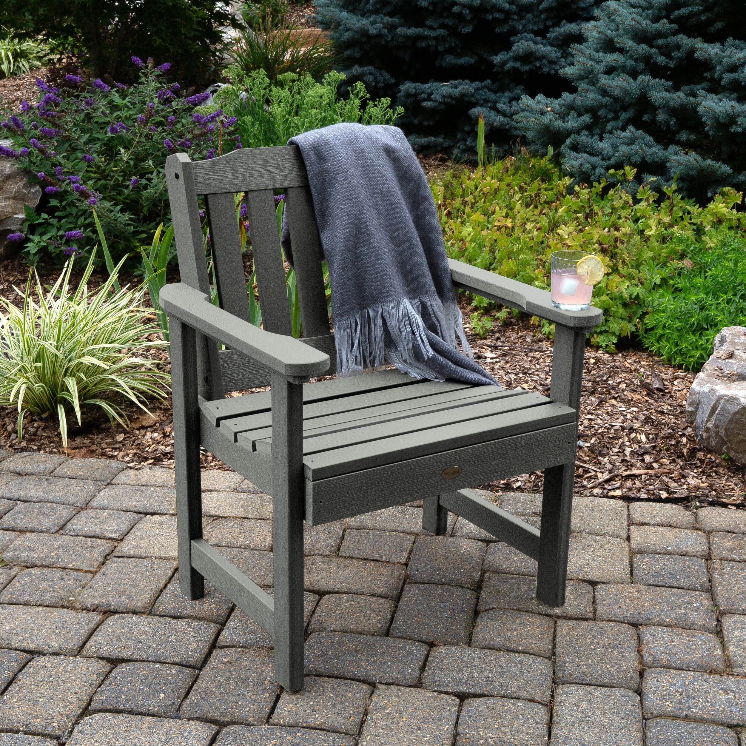 Lehigh Garden Chair - Outdoor Patio Furniture, Durable & Weather-Resistant for Backyard, Lawn, and Poolside Relaxation