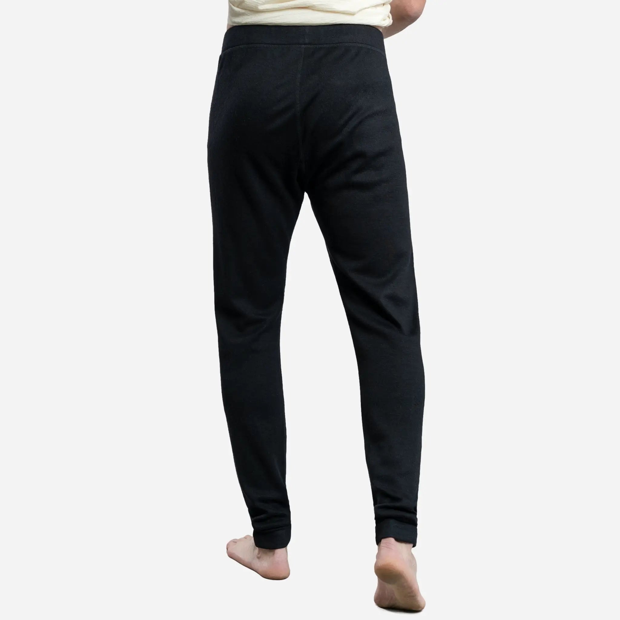 Men's Alpaca Wool Joggers - 300 GSM Lightweight Thermal Running Pants for Winter Outdoor Activities & Lounge Wear