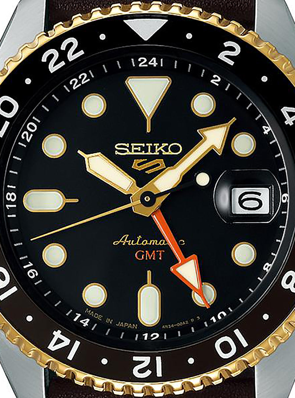 SEIKO 5 Sports Automatic GMT Watch - SKX Series SBSC020 / SSK036 - Made in Japan JDM - Perfect for Travel, Business & Everyday Wear