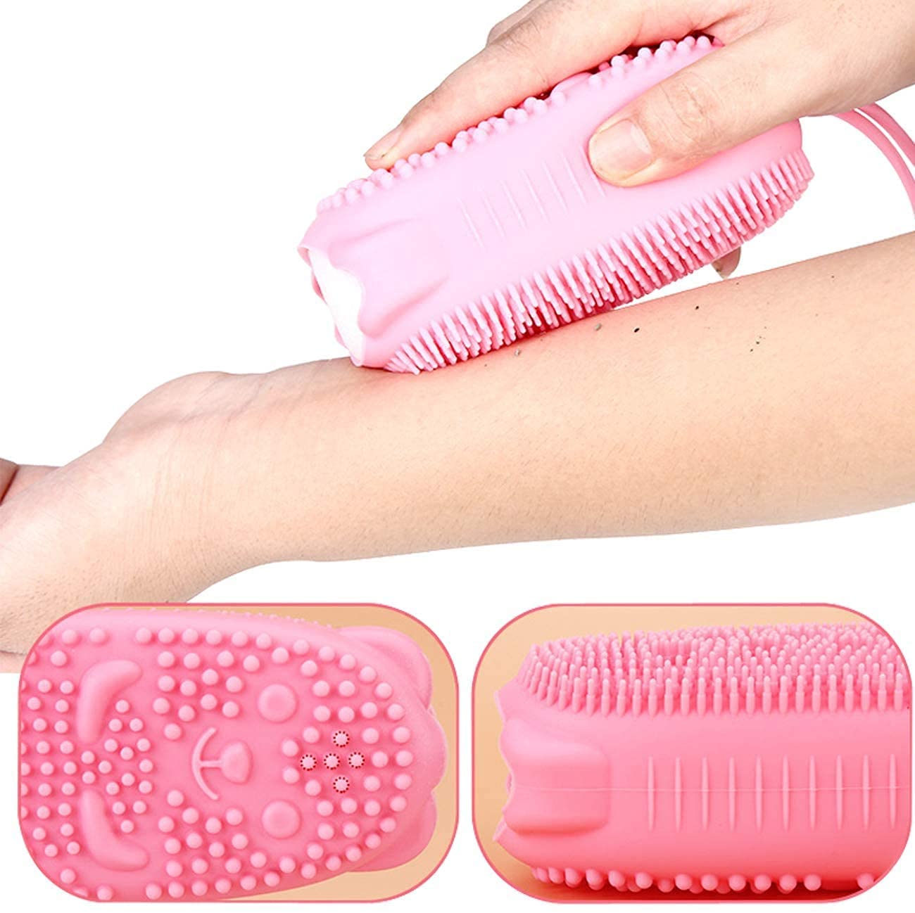 TRS Silicone Bubble Bath Brush - Ultra Soft Exfoliating Body Scrubber for Shower, Detox & Cellulite Care - Improves Blood Circulation - Unisex Bath & Beauty Accessory - Perfect for Spa Days, Relaxation & Skin Rejuvenation