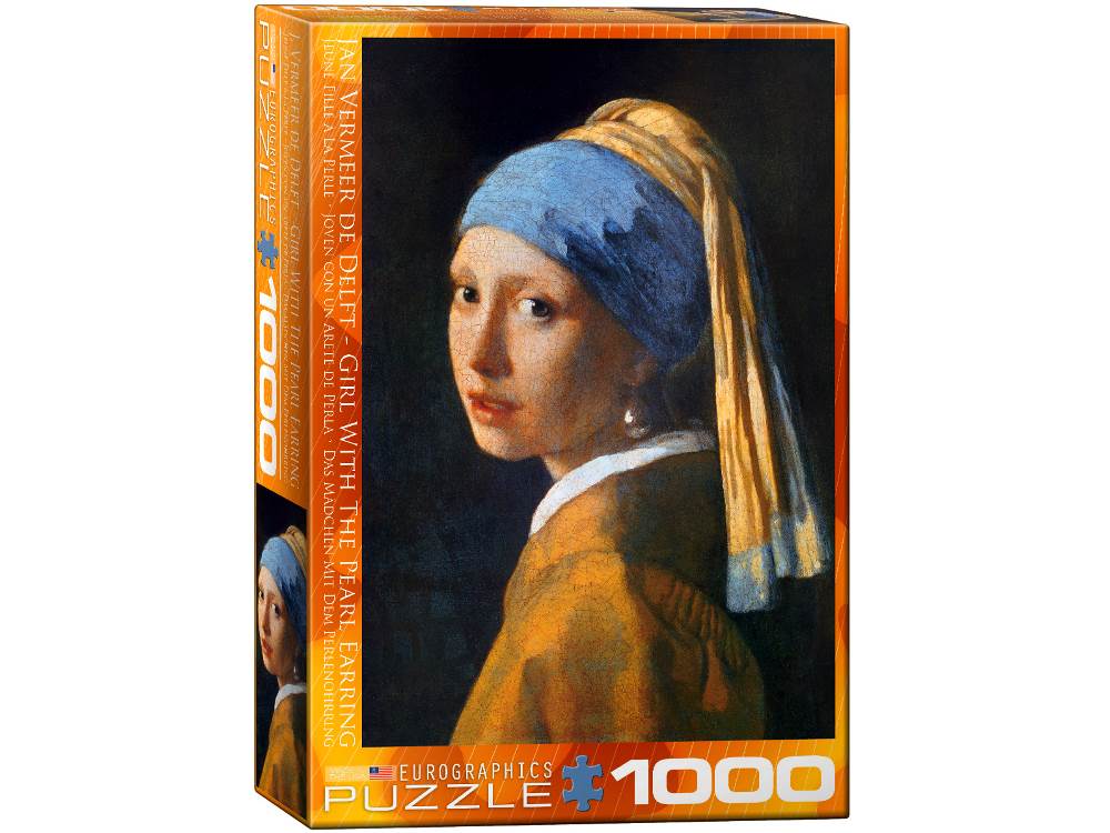 Eurographics 1000-Piece Jigsaw Puzzle - Jan Vermeer's Girl With The Pearl Earring Art Puzzle | Perfect for Adults, Home Decor & Relaxation