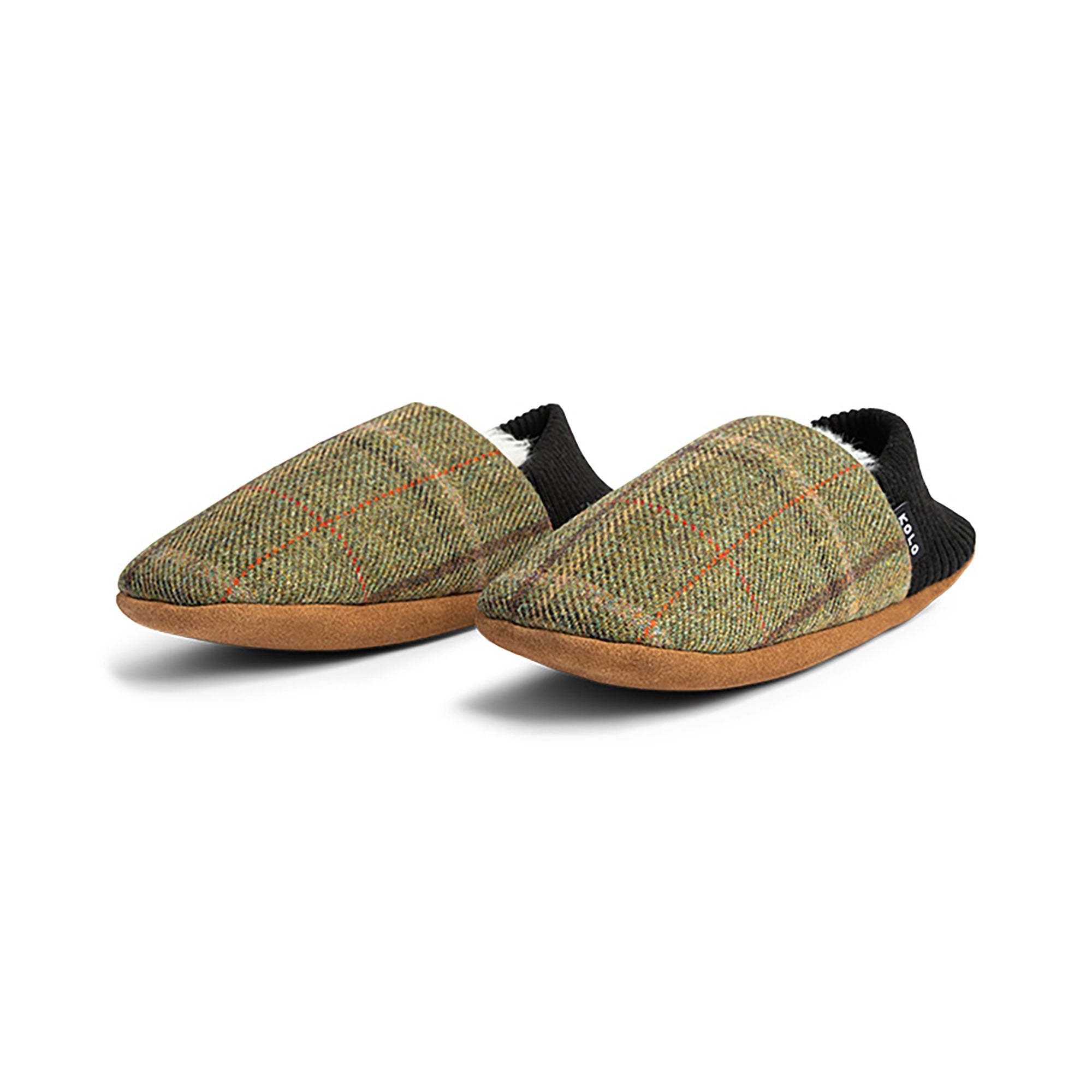 Finn Tweed House Shoes - Warm Fur Lined Indoor Slippers for Men & Women - Cozy Home Comfort for Winter & Relaxation