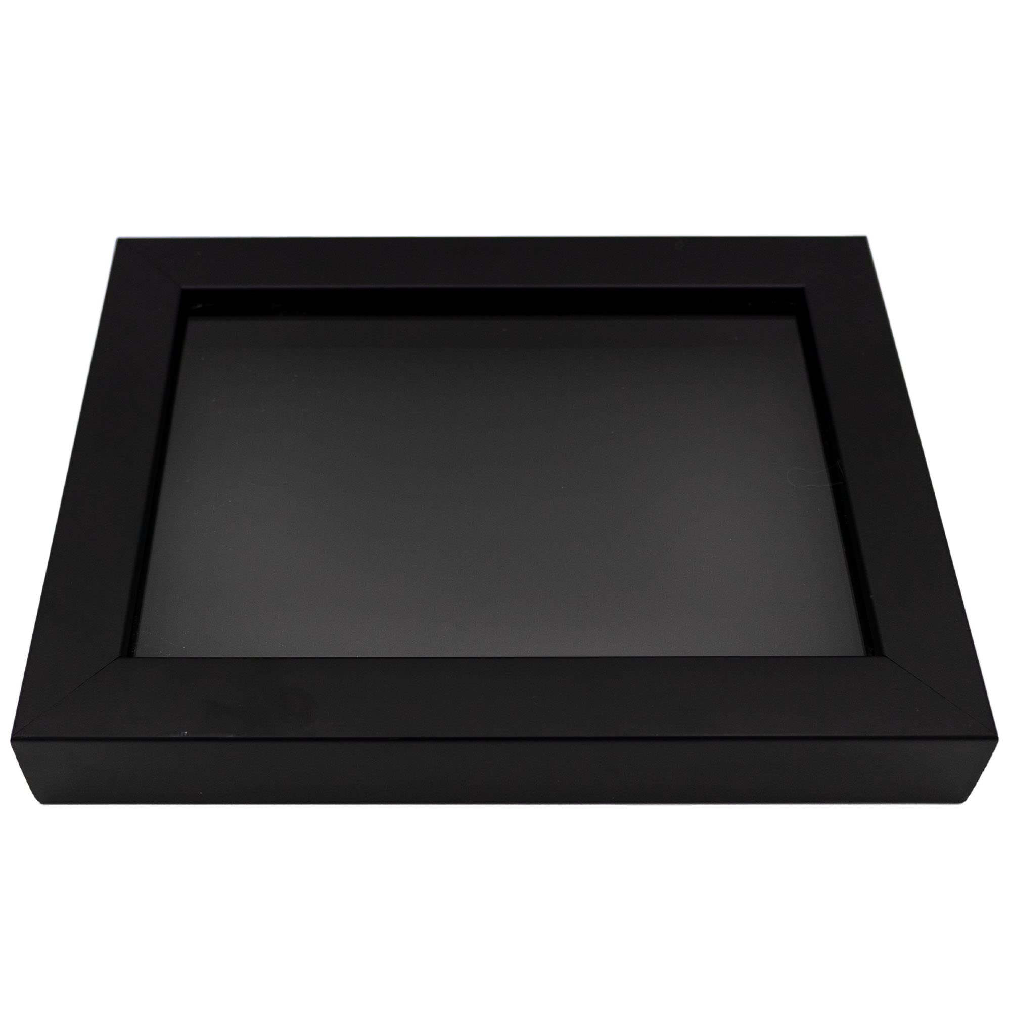 Black 20x30 Wood Shadow Box Display Frame with Acid-Free Backing & UV Protective Acrylic - 3/4