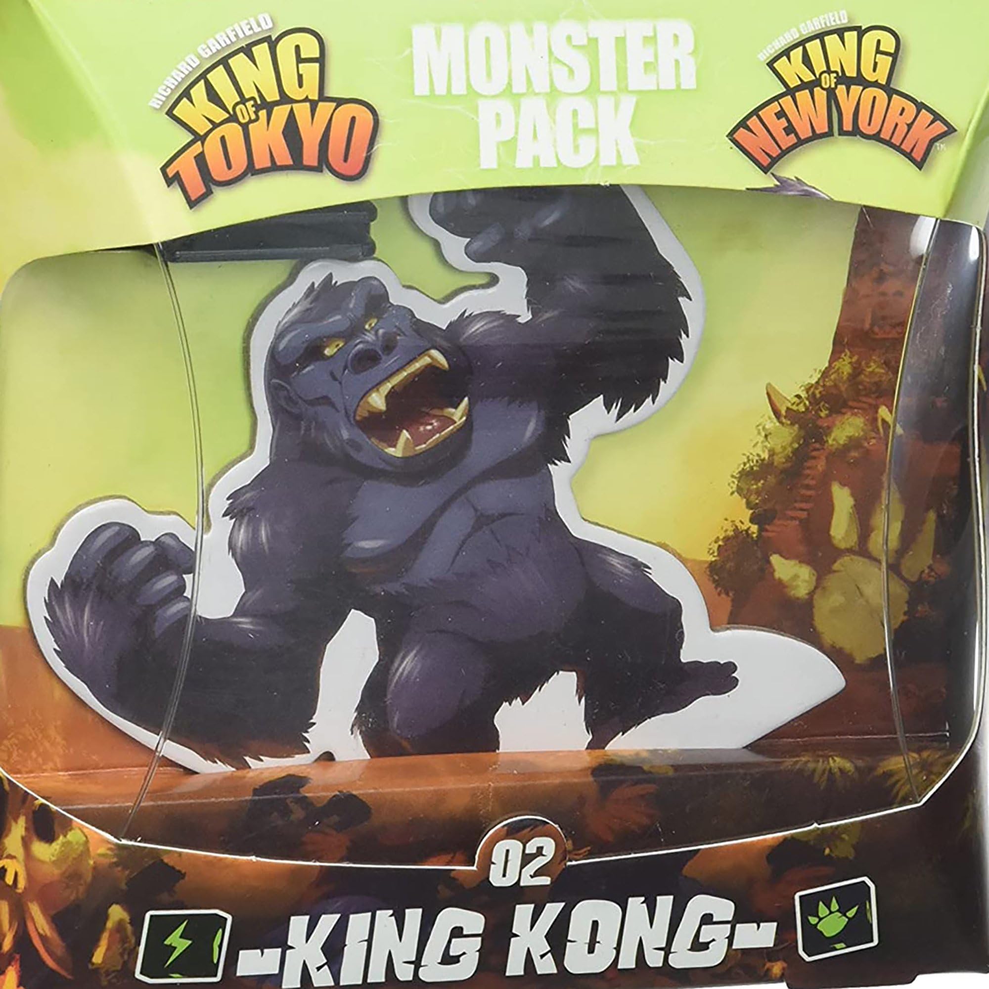 IELLO Monster Pack King Kong Expansion - Strategy Board Game for 2-6 Players | 30 Min Playtime | Ages 8+ | Adds King Kong Character | Perfect for Family Game Nights & Strategy Lovers