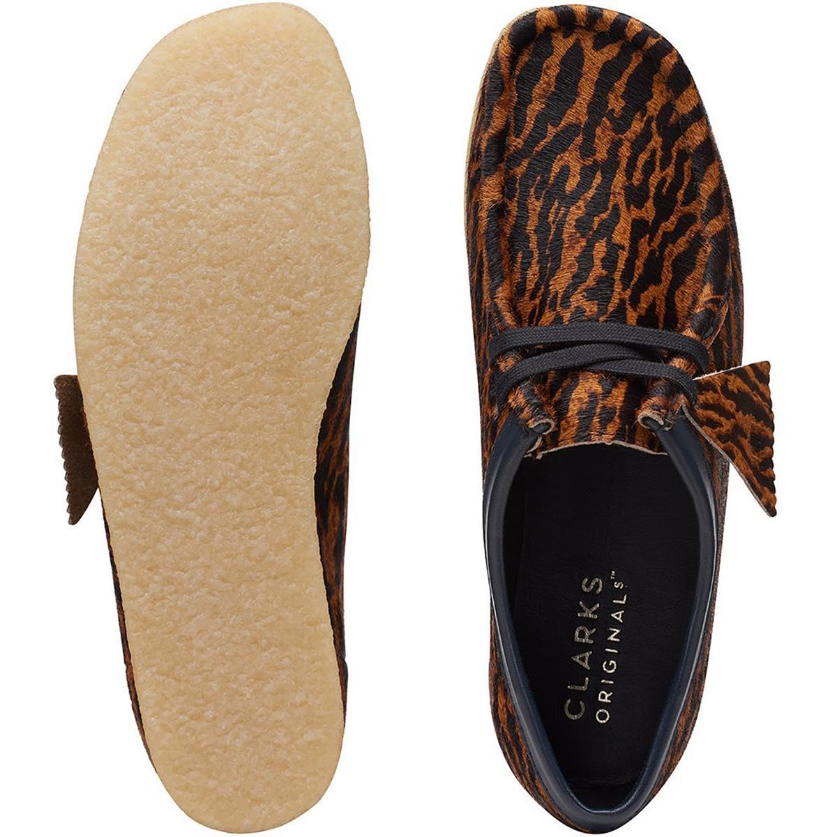 Clarks Women's Wallabee Calf Hair Slip-On Loafers - Comfortable Casual Shoes for Everyday Wear, Office & Travel