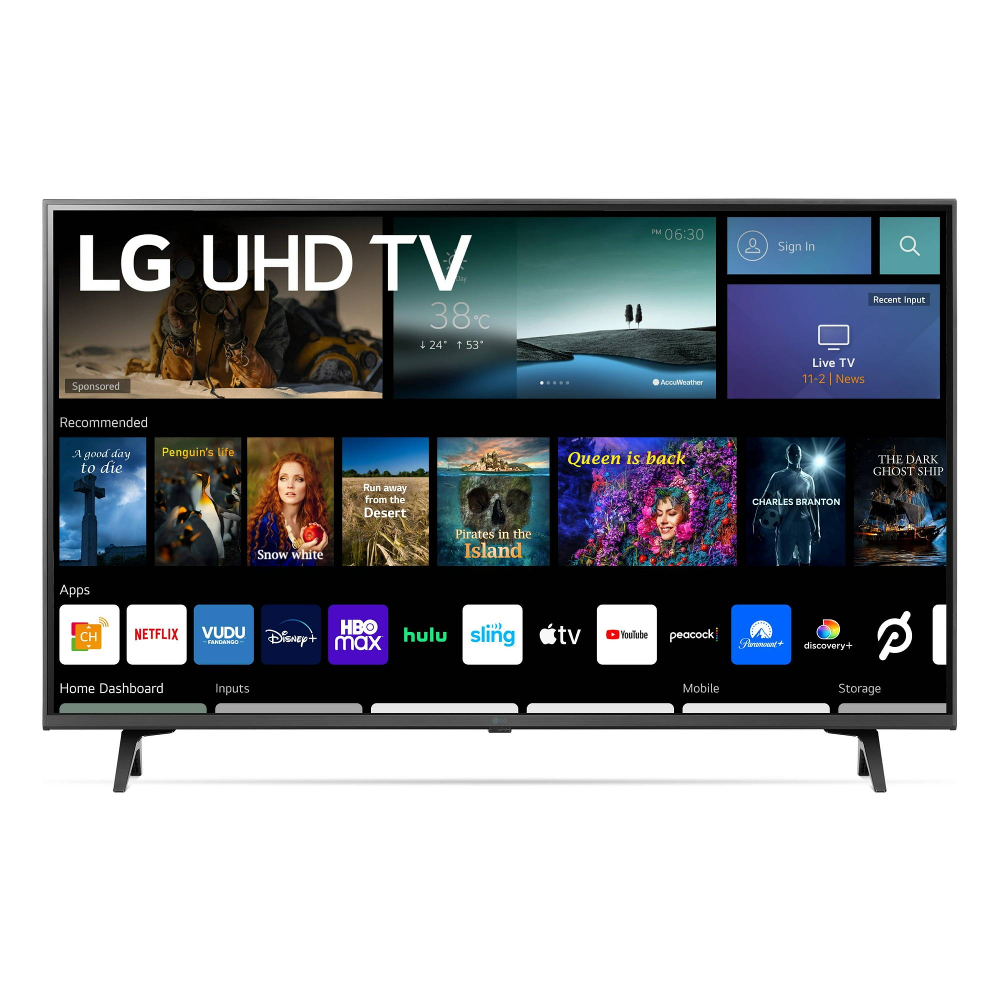 LG 70 Inch 4K UHD Smart TV with webOS (70UQ7070ZUD) - Perfect for Home Theater, Gaming & Streaming Netflix, Hulu, Prime Video