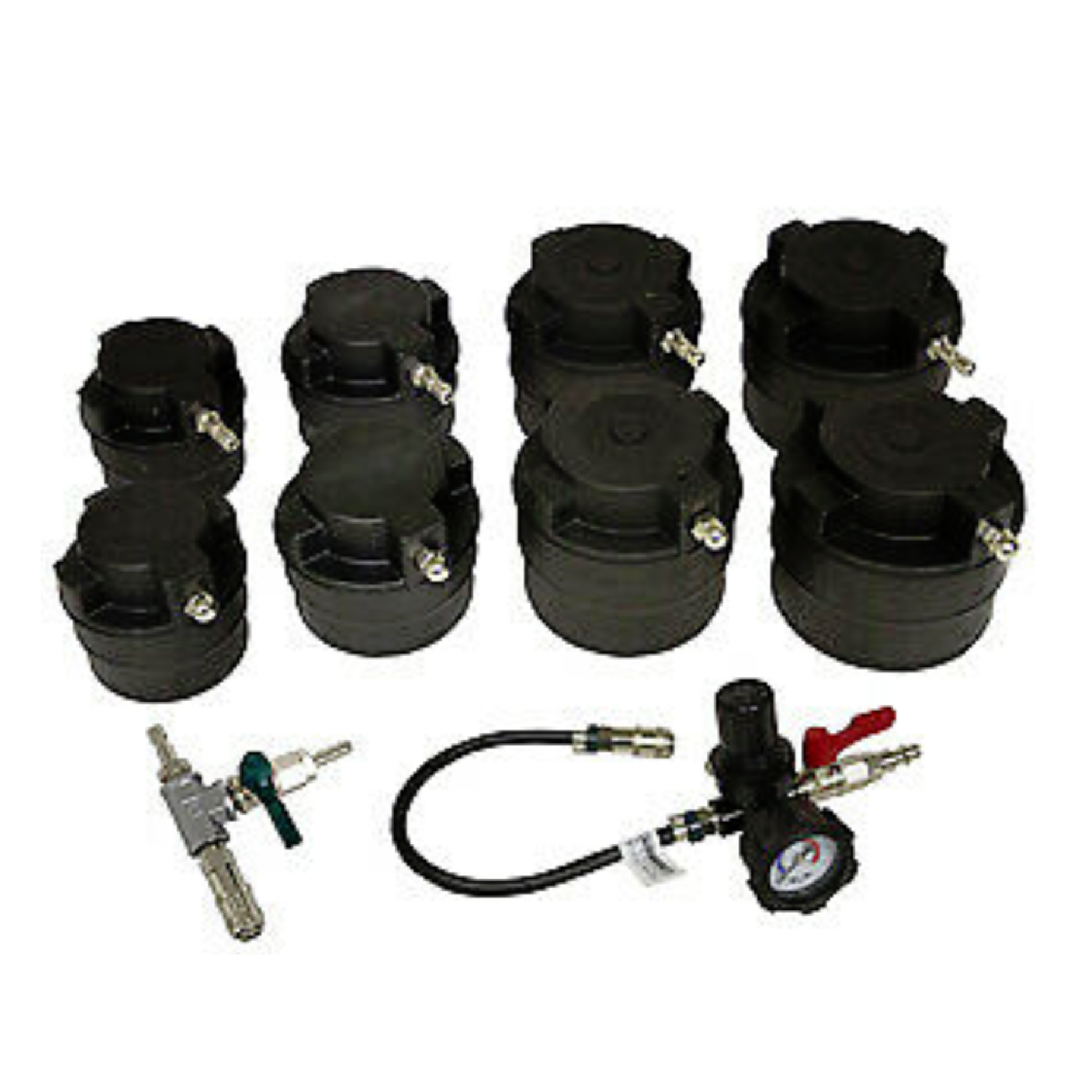 Lisle 69930 10 Piece Heavy Duty Turbo Test Kit with Smoke Adapter - Professional Turbocharger Diagnostic Tool for Diesel & Gas Engines (Ideal for Mechanics & Auto Repair Shops)