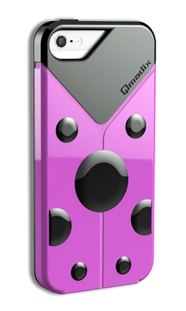 LoveBug Protective Skin for Apple iPhone 5 - Pink Phone Case - 1 Pack with Retail Packaging - Slim Fit Scratch-Resistant Cover - Perfect for Everyday Use & Gift Giving