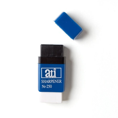 2mm Lead Sharpener with Eraser - Precision Pencil Sharpener for Artists, Drafting & School Use - Perfect for Sketching, Writing & Technical Drawing