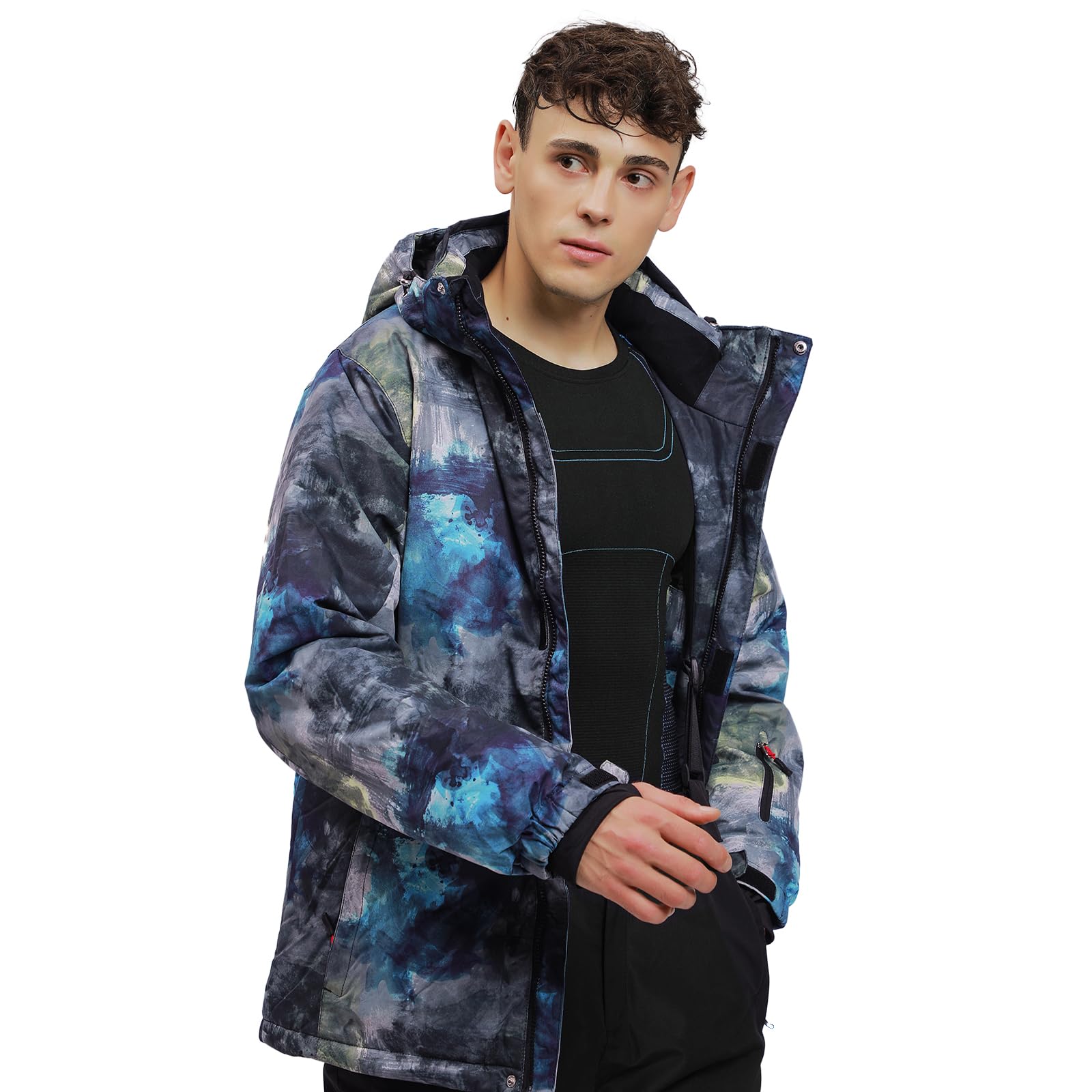 Men's Waterproof Ski Jacket & Pants Set - Windproof Snowboard Suit for Winter Mountain Sports | Ideal for Skiing, Snowboarding & Outdoor Winter Activities