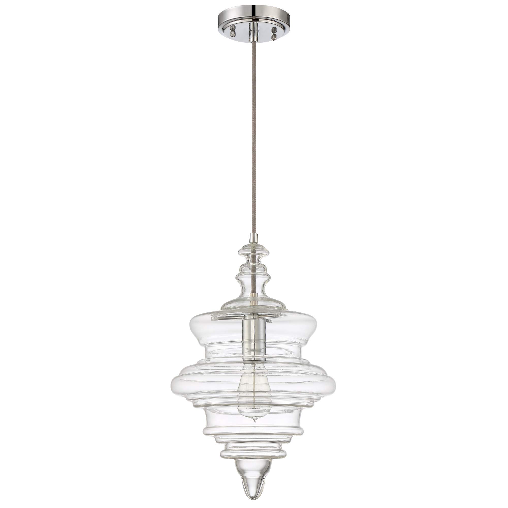 Craftmade 1-Light Mini Pendant in Chrome Finish - Perfect for Kitchen Islands, Dining Rooms & Entryway Lighting