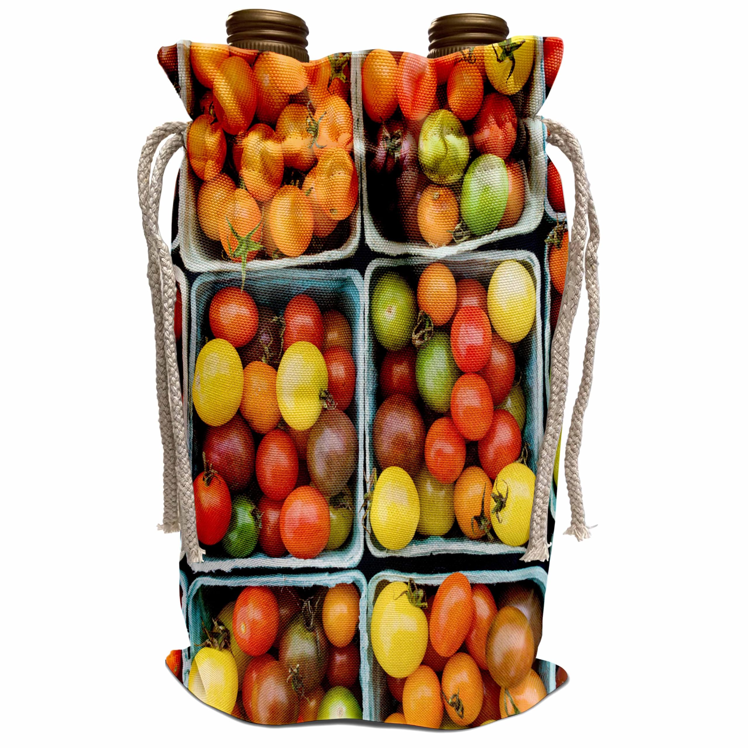 Premium Wine Gift Bag - Elegant & Durable for Wine Bottles - Perfect for Gifting, Parties & Travel - Maine & Rockland Inspired Design - Also Great for Farmers Market Fruits Like Cherries & Tomatoes