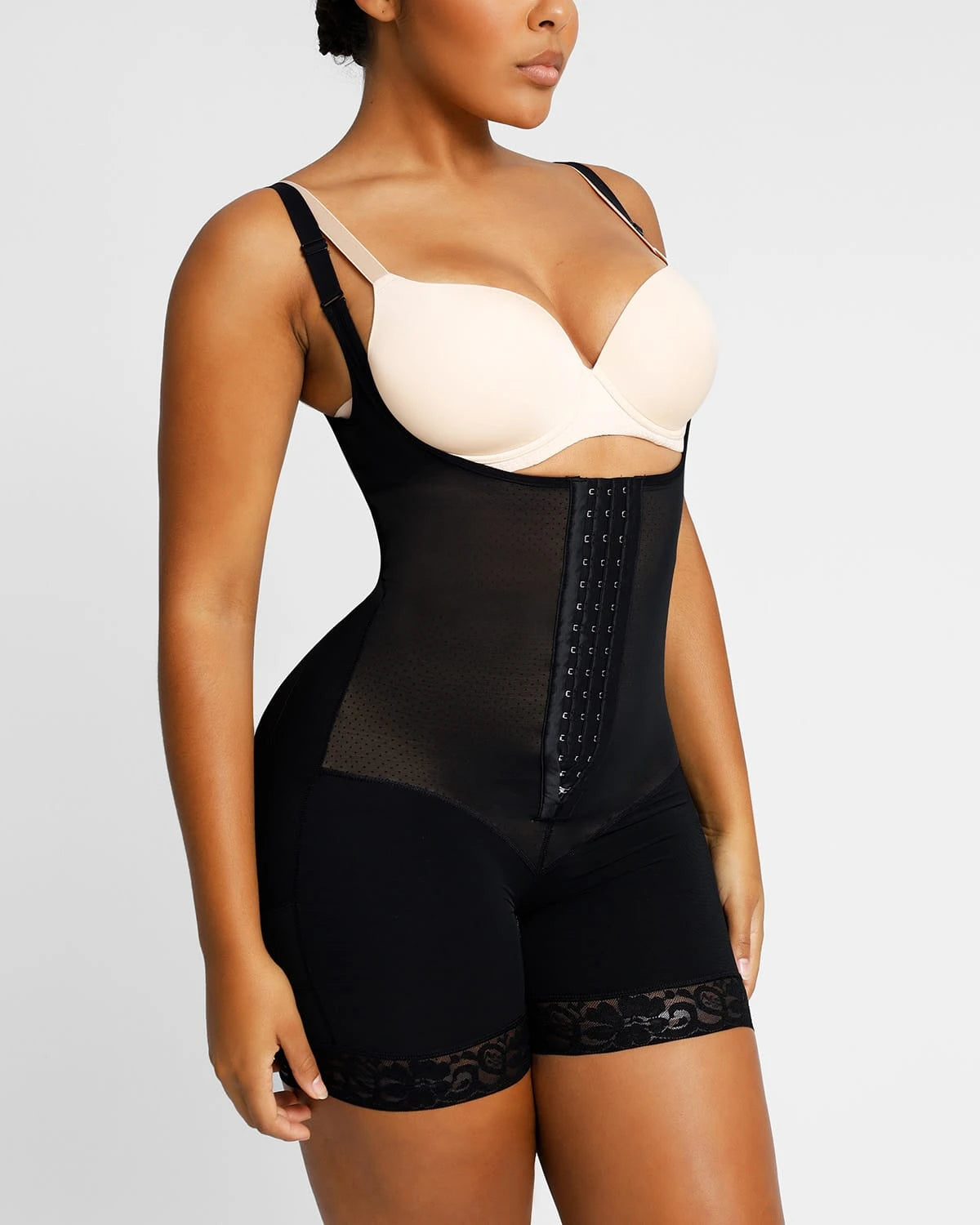 AirSlim® Core Sculpt Open Bust Shaping Bodysuit for Women - Tummy Control Shapewear for Slimming & Posture Support - Perfect for Dresses, Workouts & Special Occasions