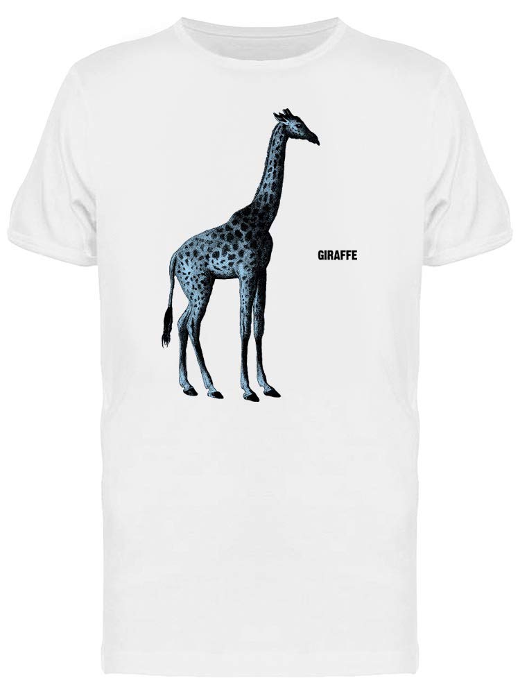 Grunge Giraffe Sketch T-Shirt for Men | Vintage Animal Print Graphic Tee | Casual Streetwear & Urban Fashion | Perfect for Concerts, Parties, and Everyday Wear