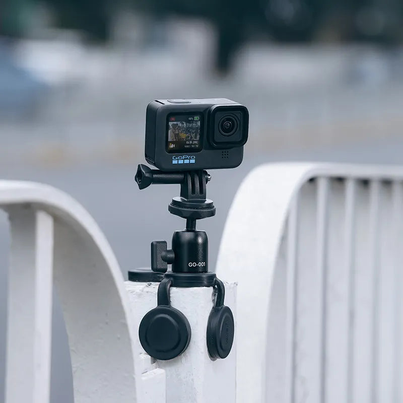 Ulanzi GO 001 Magnetic Mount for GoPro, DJI, Insta360 Action Cameras - Secure & Adjustable C016GBB1 - Perfect for Vlogging, Sports & Outdoor Adventures