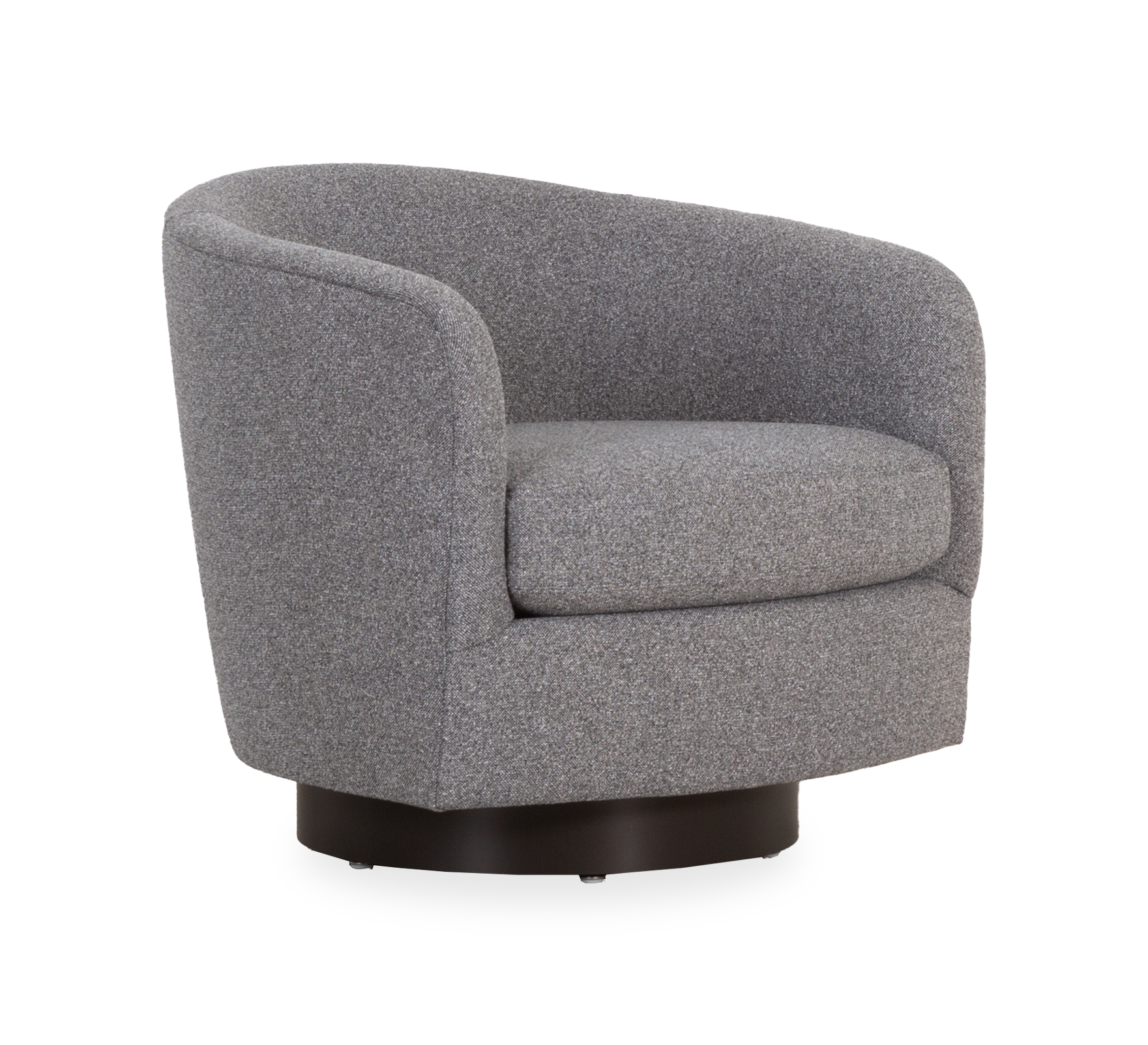 Papa Roxy Swivel Chair - 360 Degree Rotating Modern Accent Chair for Living Room, Bedroom, or Office - Comfortable Upholstered Lounge Chair with Sturdy Metal Base - Perfect for Reading, Relaxing, and Entertaining Guests