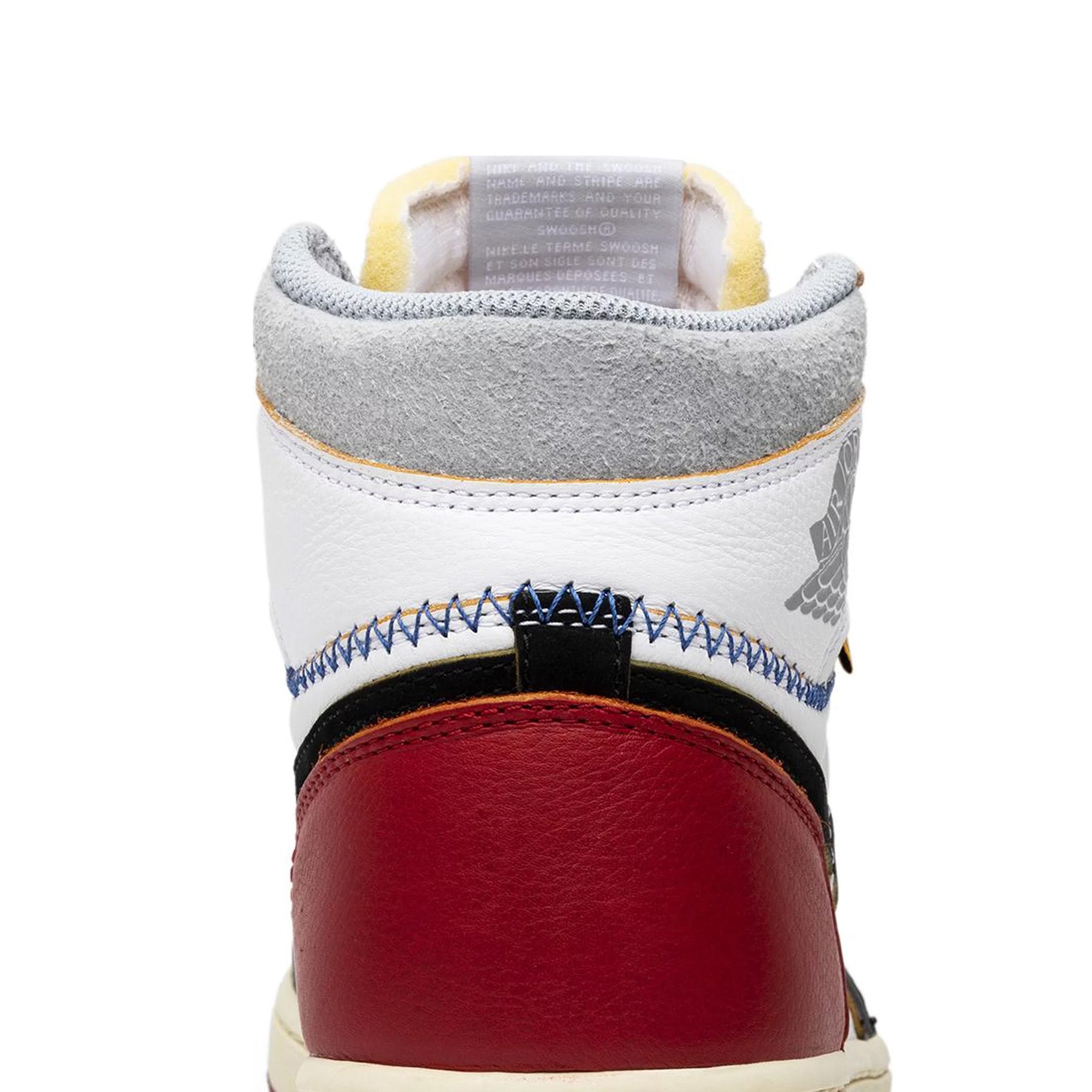 Air Jordan 1 x Union 'Black Toe' Sneakers - New Authentic Basketball Shoes for Men - Limited Edition Retro High Tops - Perfect for Streetwear, Sneaker Collecting & Casual Fashion