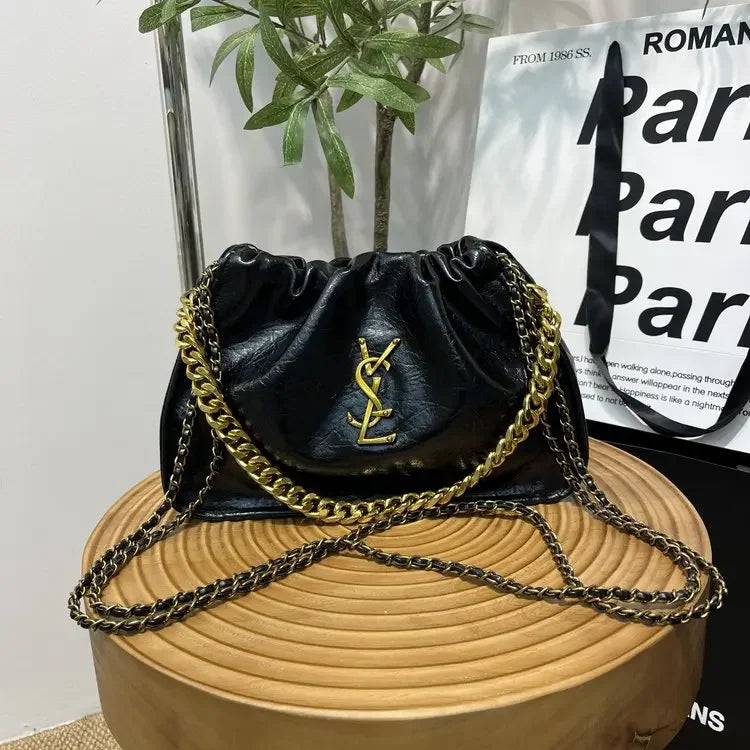Stylish Women's Crossbody Bag - Classic PU Leather Shoulder Bag with Chain Strap & Square Wallet | Perfect for Everyday Use, Shopping, Travel & Work