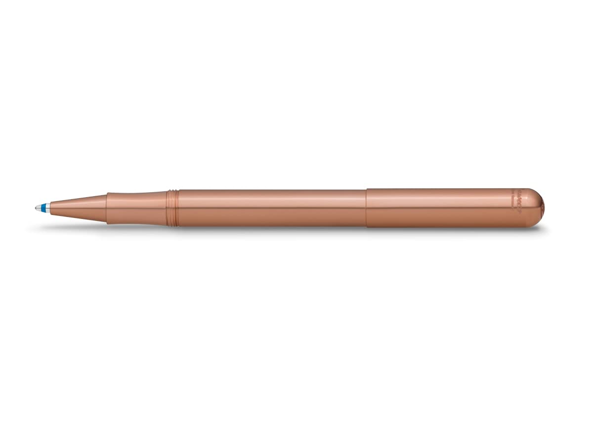 Kaweco LILIPUT Copper Ballpoint Pen with Retractable Cap | D1 Refillable Metal Pen (13cm) in Gift Tin Box | Premium Office & Travel Writing Instrument for Professionals & Students