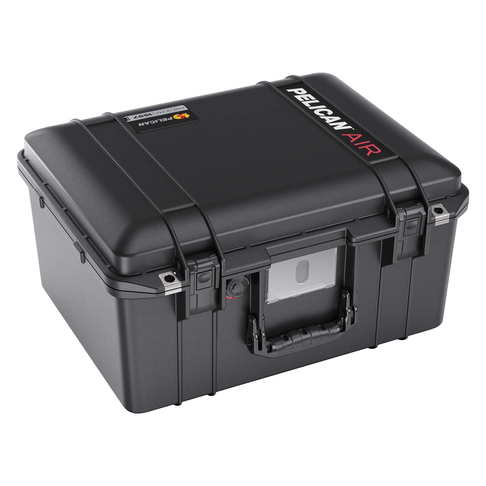 Pelican Air 1557 Waterproof Hard Case - Lightweight Protective Travel Case for Camera, Electronics & Equipment | Black | Durable Storage for Outdoor Adventures, Business Travel & Professional Gear