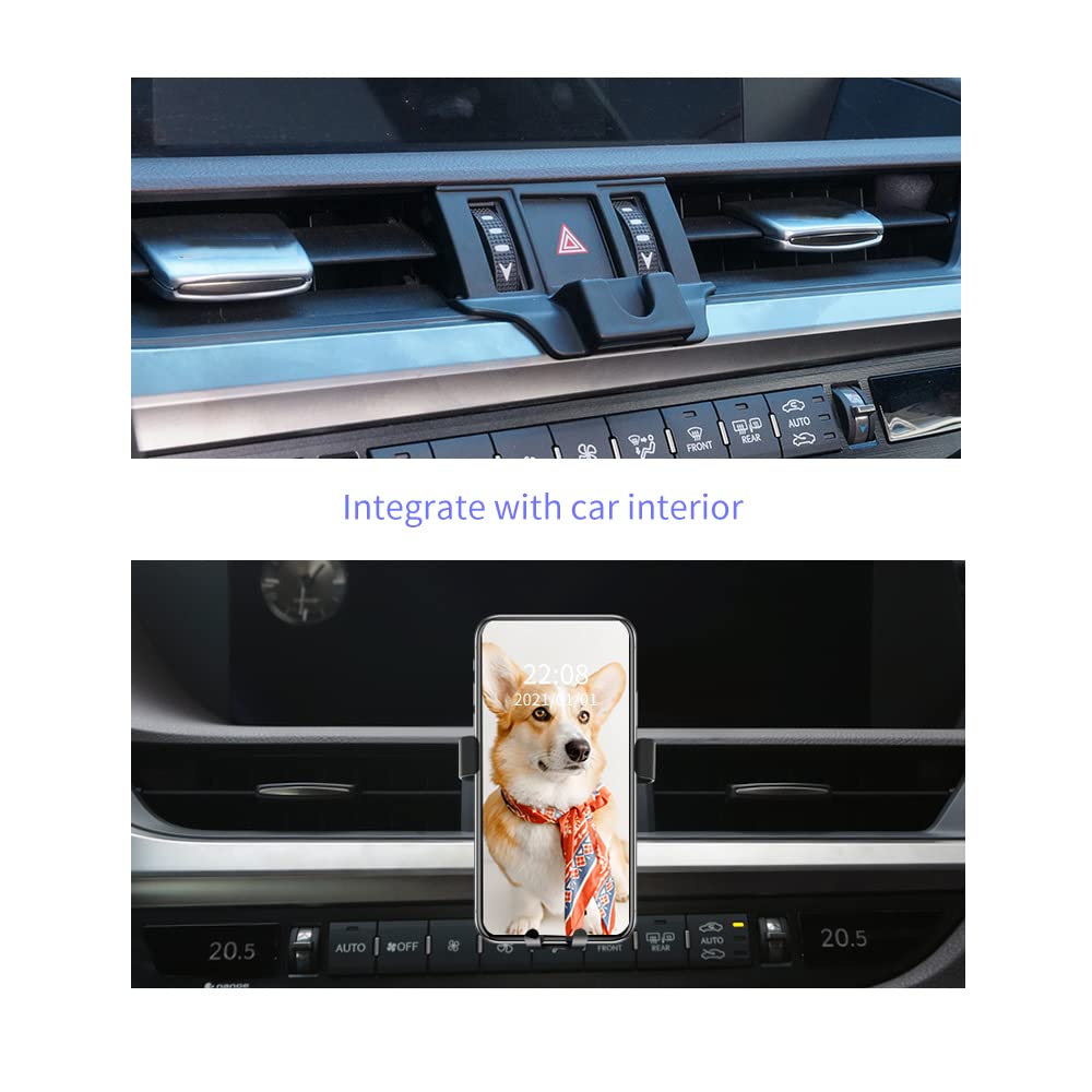 **Universal Car Phone Holder for Lexus ES 350 2019-2023 & Hybrid - Air Vent Phone Mount Compatible with iPhone, Samsung (4-6.7 Inch) - Perfect for Hands-Free Driving & GPS Navigation**