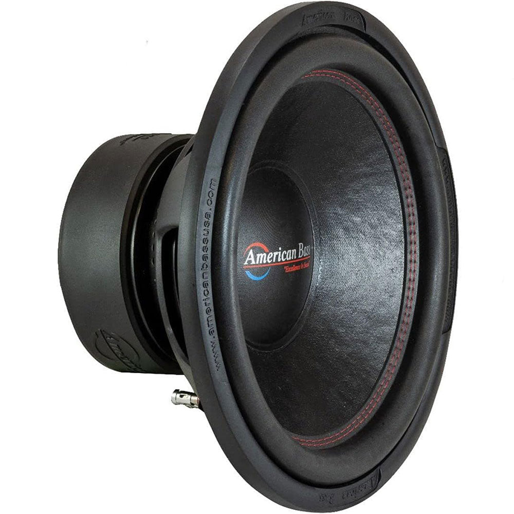 American Bass XD1522 1400W 15-Inch Dual 2 Ohm Car Subwoofer - Premium Bass for Car Audio Systems & Truck Sound Upgrades