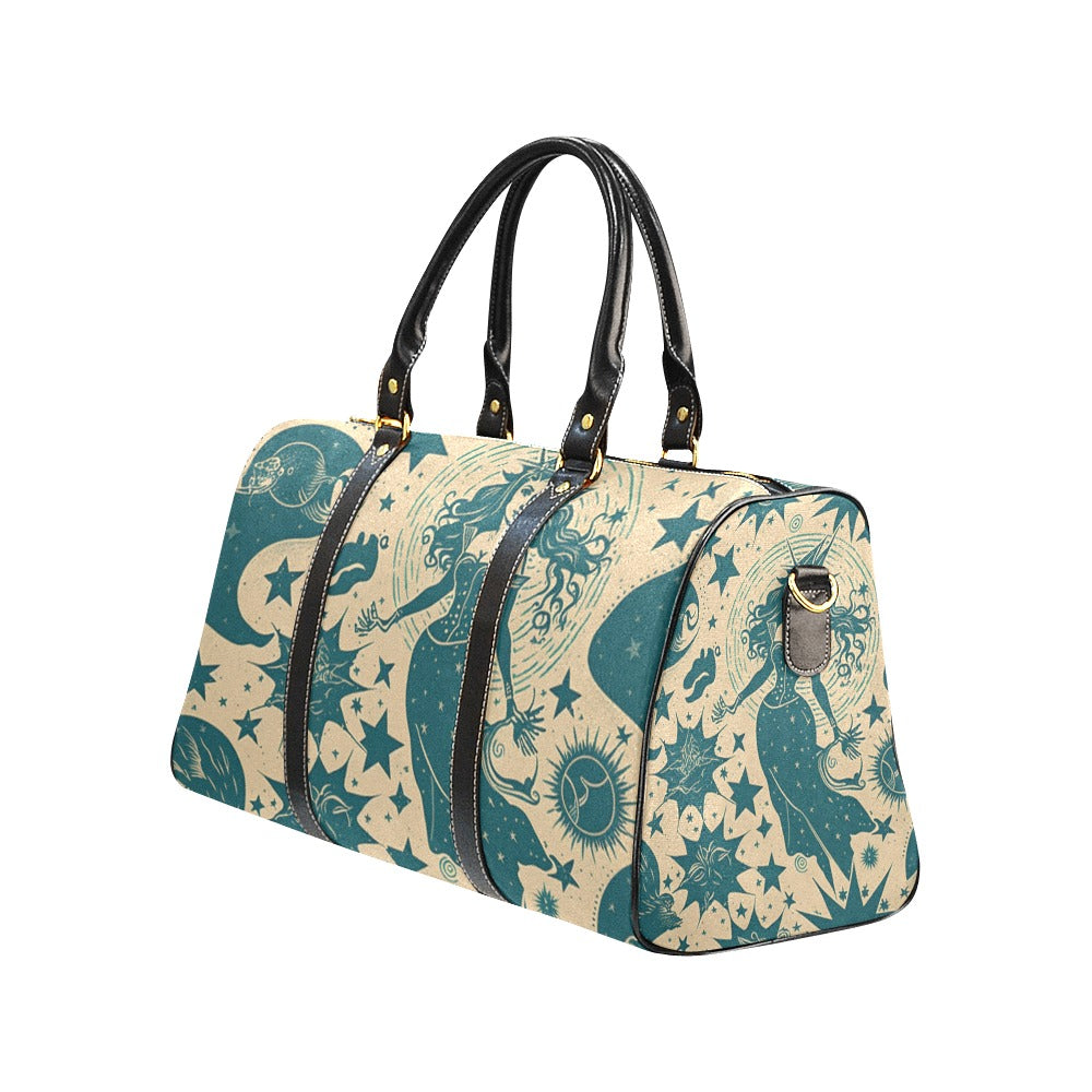 Gothic Mermaid Large Travel Bag - Waterproof Duffle Bag for Women, Stylish Weekend Getaway & Gym Tote with Shoulder Strap (Perfect for Beach Vacation, Yoga Class & Overnight Trips)