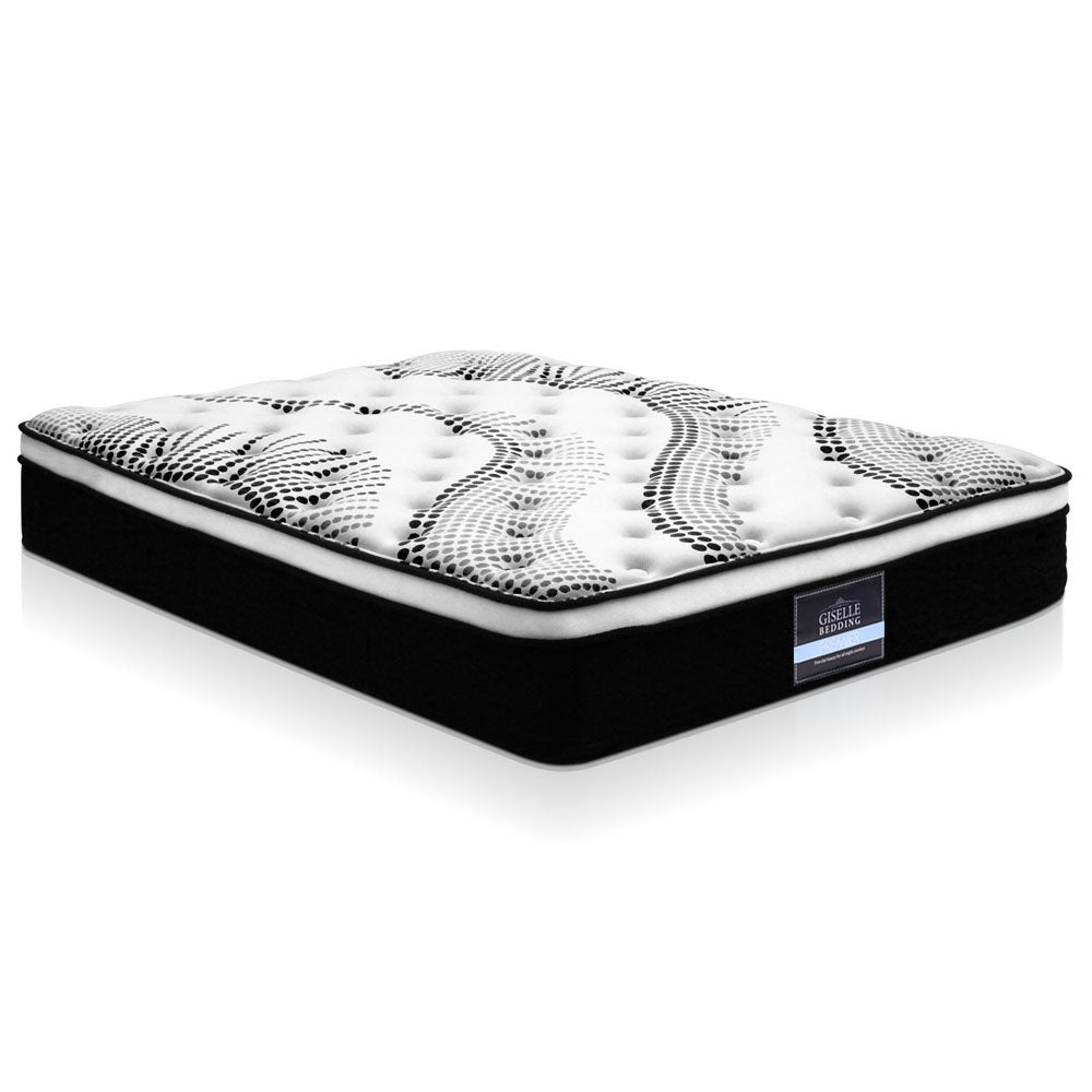 Como Euro Top Pocket Spring Mattress - 32cm Thick Double Size for Ultimate Comfort | Perfect for Bedroom, Guest Room & Dormitory | Pressure Relief & Spinal Support