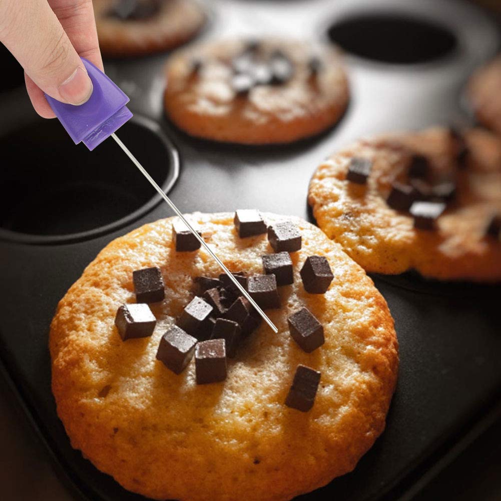 Stainless Steel Cake Tester & Bread Needle - Professional Baking Tool for Home Kitchen, DIY, Bakery Shop - Perfect for Testing Cake Doneness, Bread Baking, and Pastry Making
