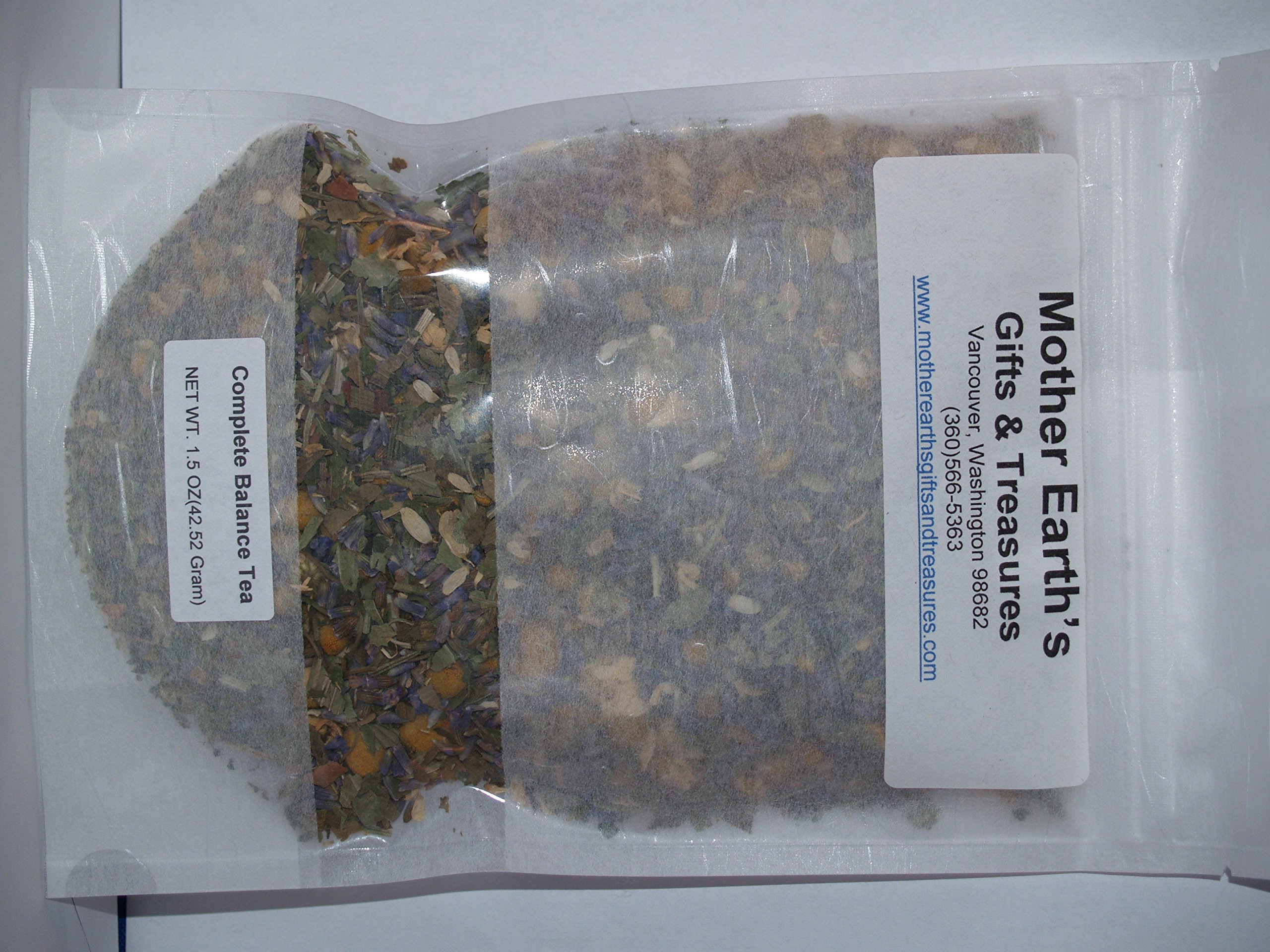 Organic Herbal Medicinal Loose Leaf Tea for Complete Balance - Natural Stress Relief & Wellness Blend - Perfect for Relaxation, Meditation & Daily Detox