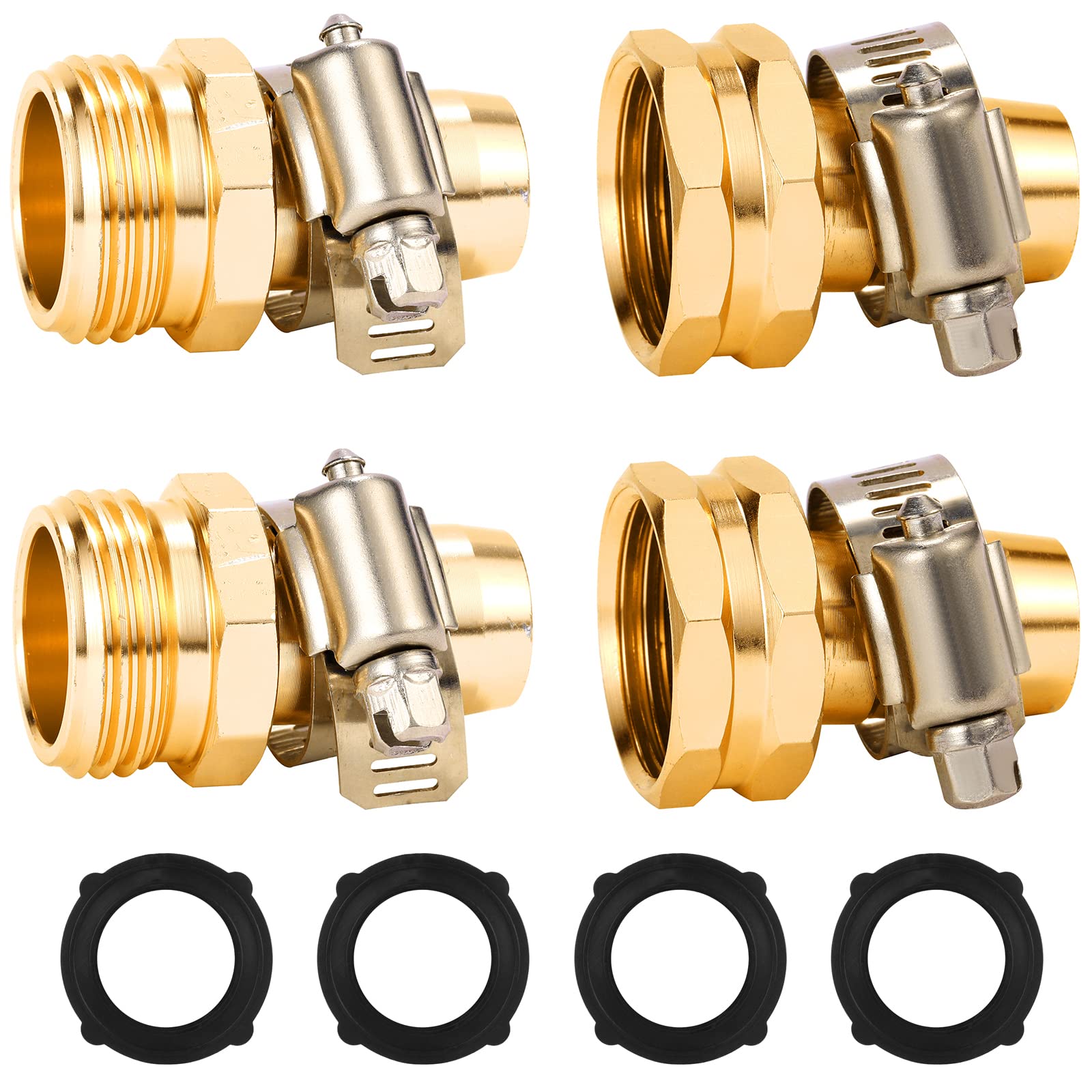 Sanpaint Garden Hose Repair Connector - 3/4