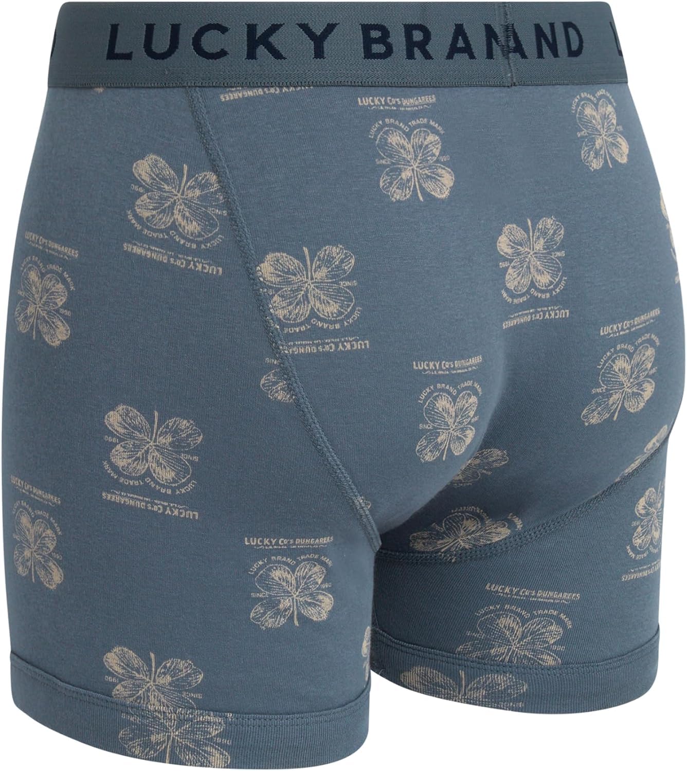 Lucky Brand Men's Boxer Briefs 3-Pack - Soft Cotton Classic Underwear with Functional Fly - Breathable & Comfortable Men's Boxers (S-XXL) - Perfect for Everyday Wear, Workout & Travel