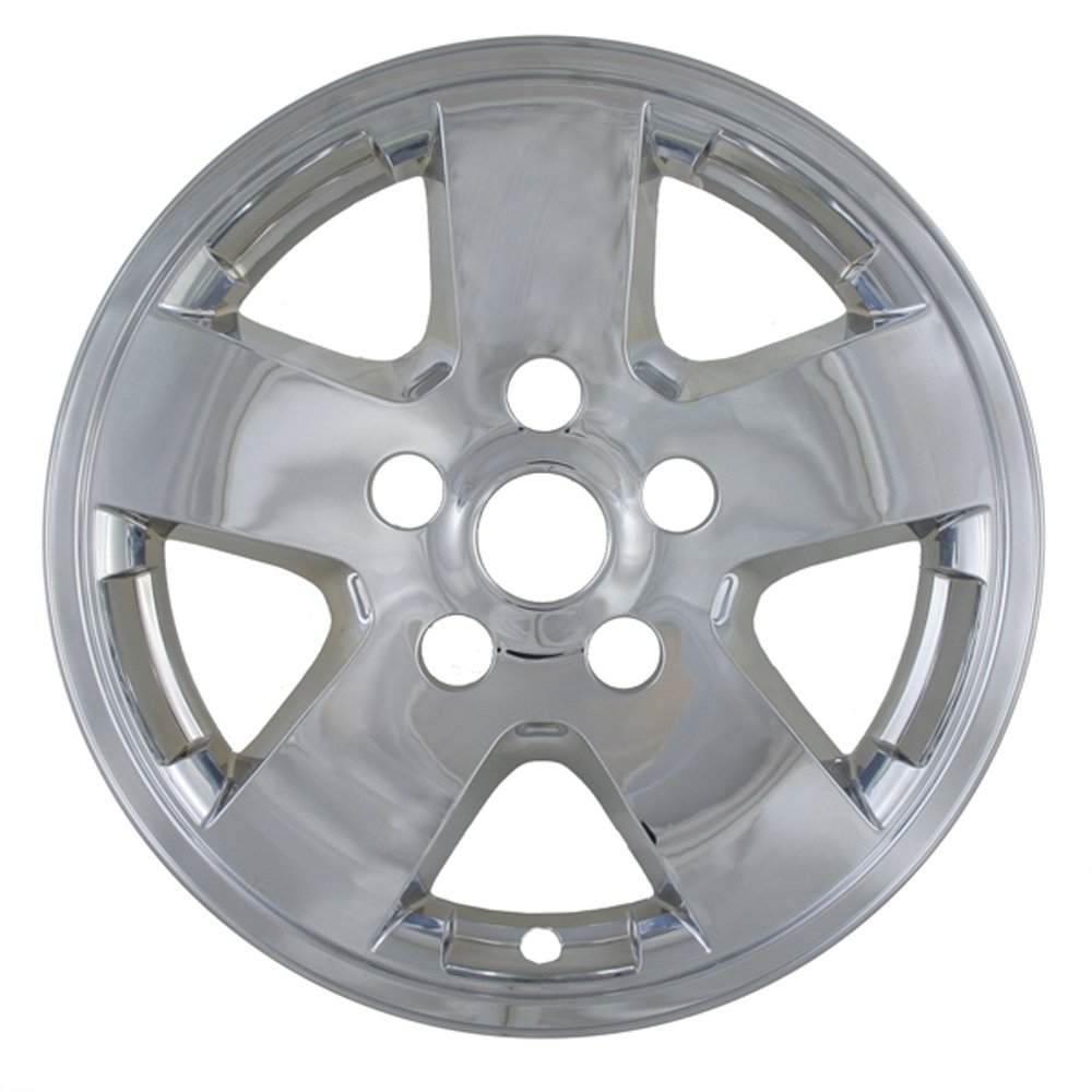 OxGord 17 Inch Wheel Skins for 2007-2011 Honda CR-V - Set of 4 ABS Chrome Wheel Covers | Durable Replacement Hubcaps for Car Tires | Perfect for Off-Road, Daily Commute & Vehicle Customization