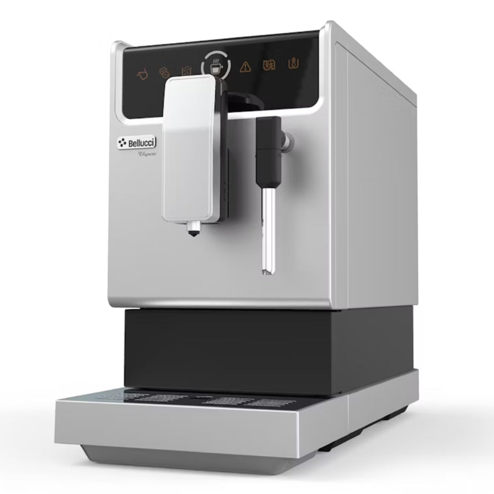 Bellucci Slim Vapore Espresso & Coffee Machine with Automatic Milk Frother & Color Touch Display - Professional Home & Office Espresso Maker for Latte, Cappuccino & Americano - Perfect for Coffee Lovers & Entertaining Guests