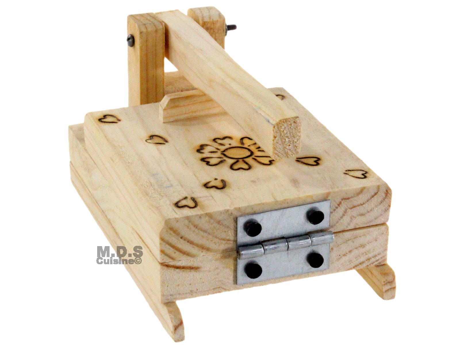 4.5 Inch Mini Wood Tortilla Press - Authentic Traditional Sope and Tortilla Maker for Homemade Mexican Cuisine | Perfect for Tacos, Quesadillas, and Empanadas
