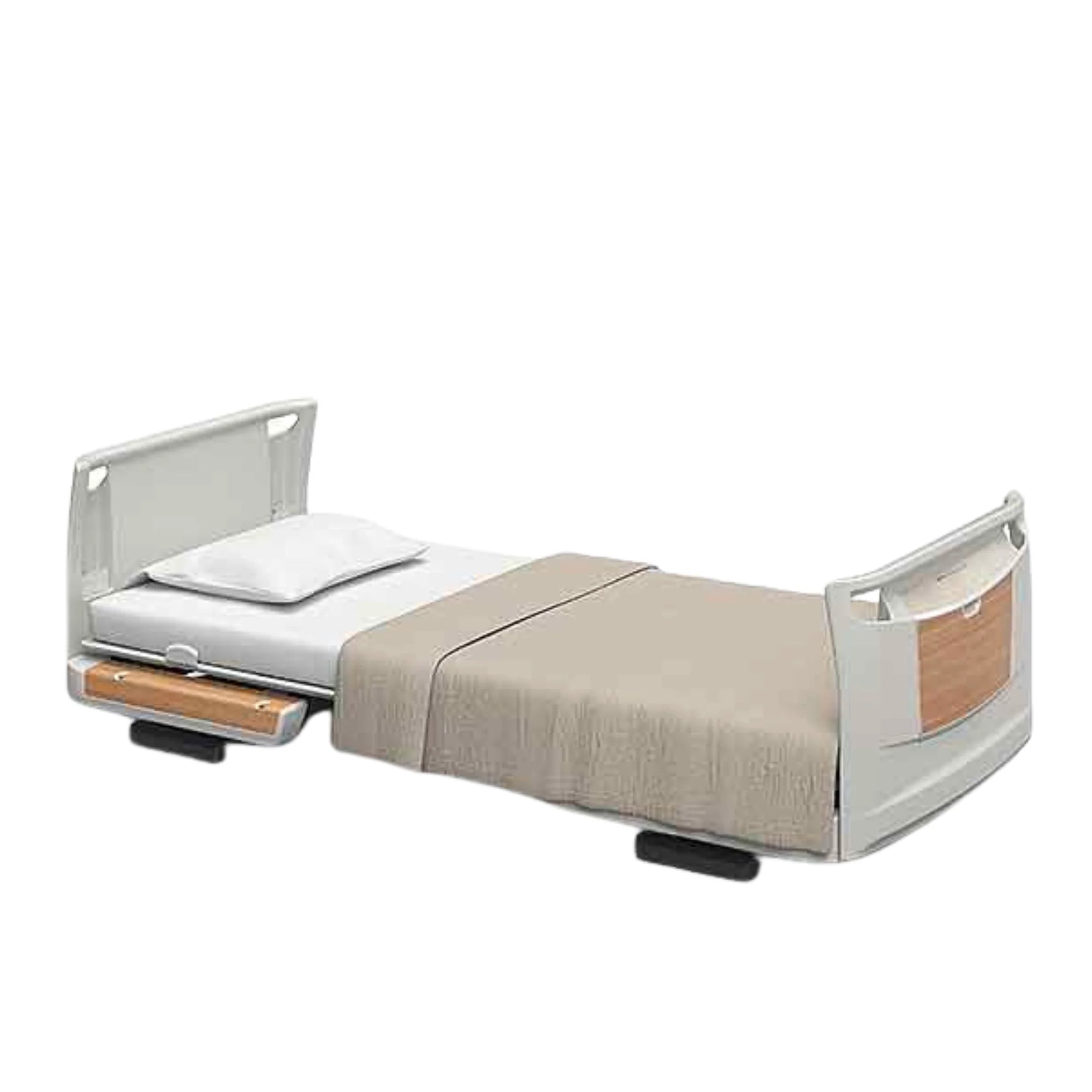 Premium Rakusho Z Series Homecare Bed by Paramount Bed Japan - Ergonomic Design for Comfort & Support - Ideal for Elderly Care, Home Nursing & Recovery