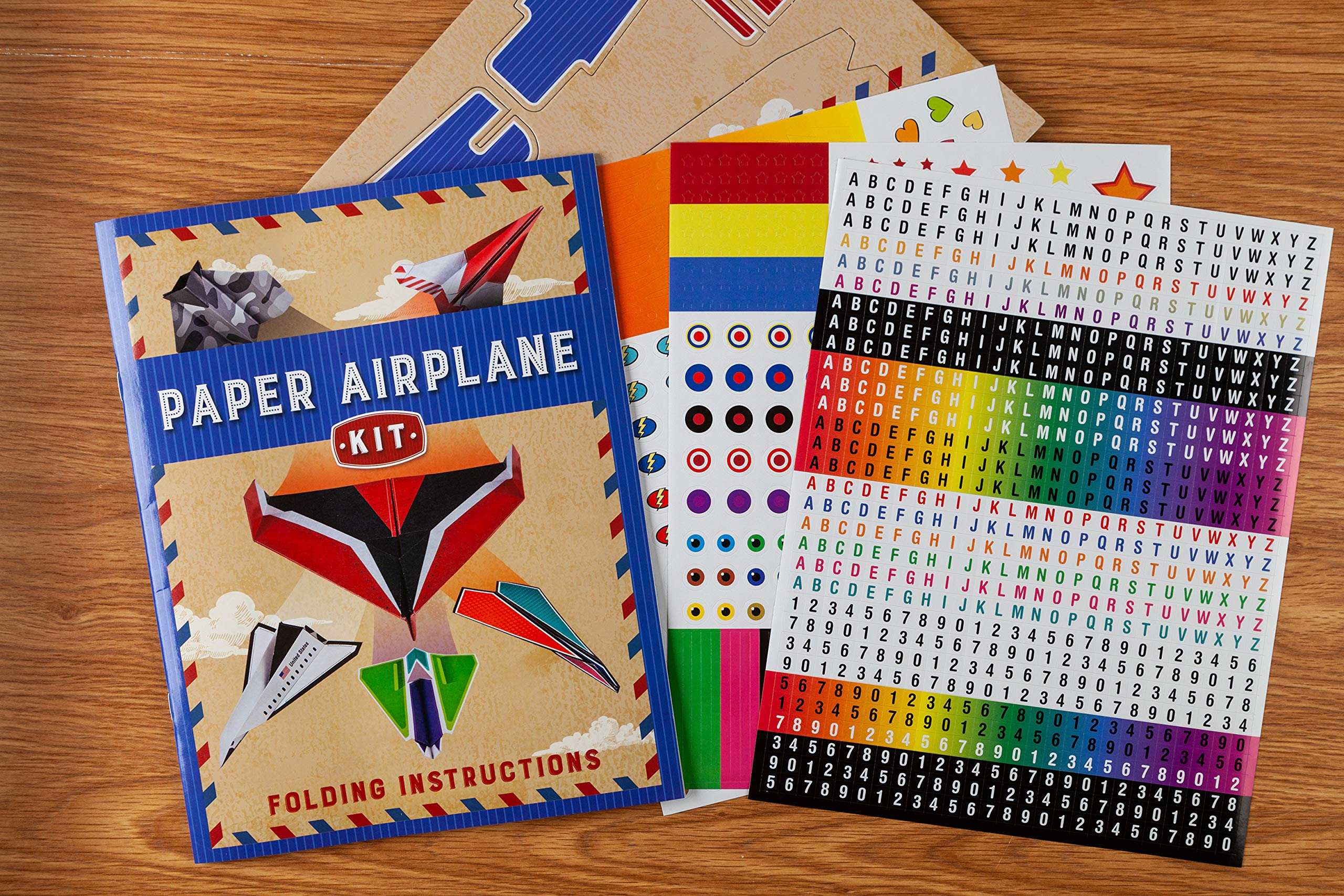 Best Paper Airplane Kit for Kids & Adults - DIY Flying Plane Set with Easy Instructions - Fun STEM Activity for Classroom, Parties & Outdoor Play