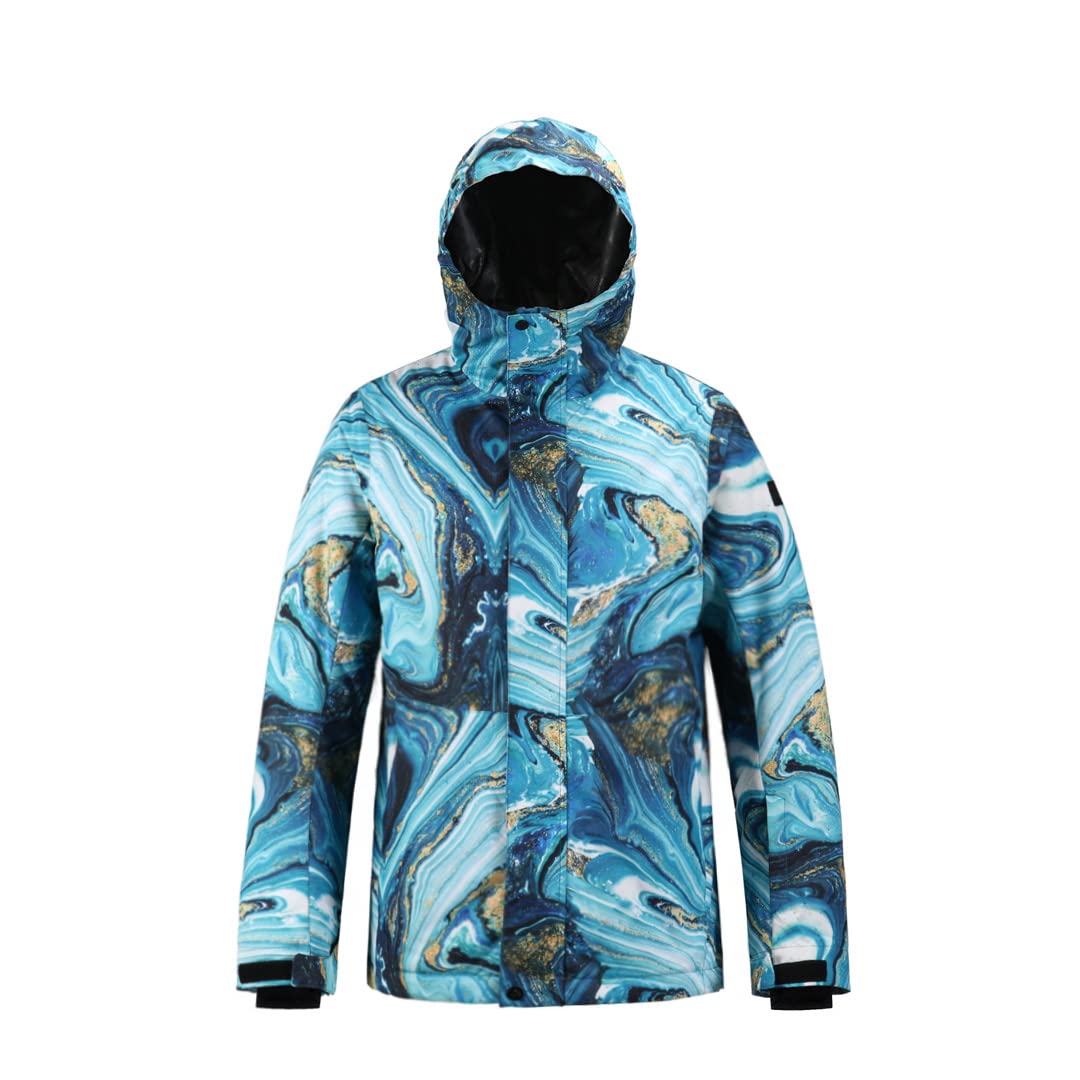Men's Waterproof Snowboard Jacket & Ski Pants Set - Winter Warm Hooded Snow Coat for Skiing & Snowboarding | Perfect for Mountain Resorts & Outdoor Winter Sports
